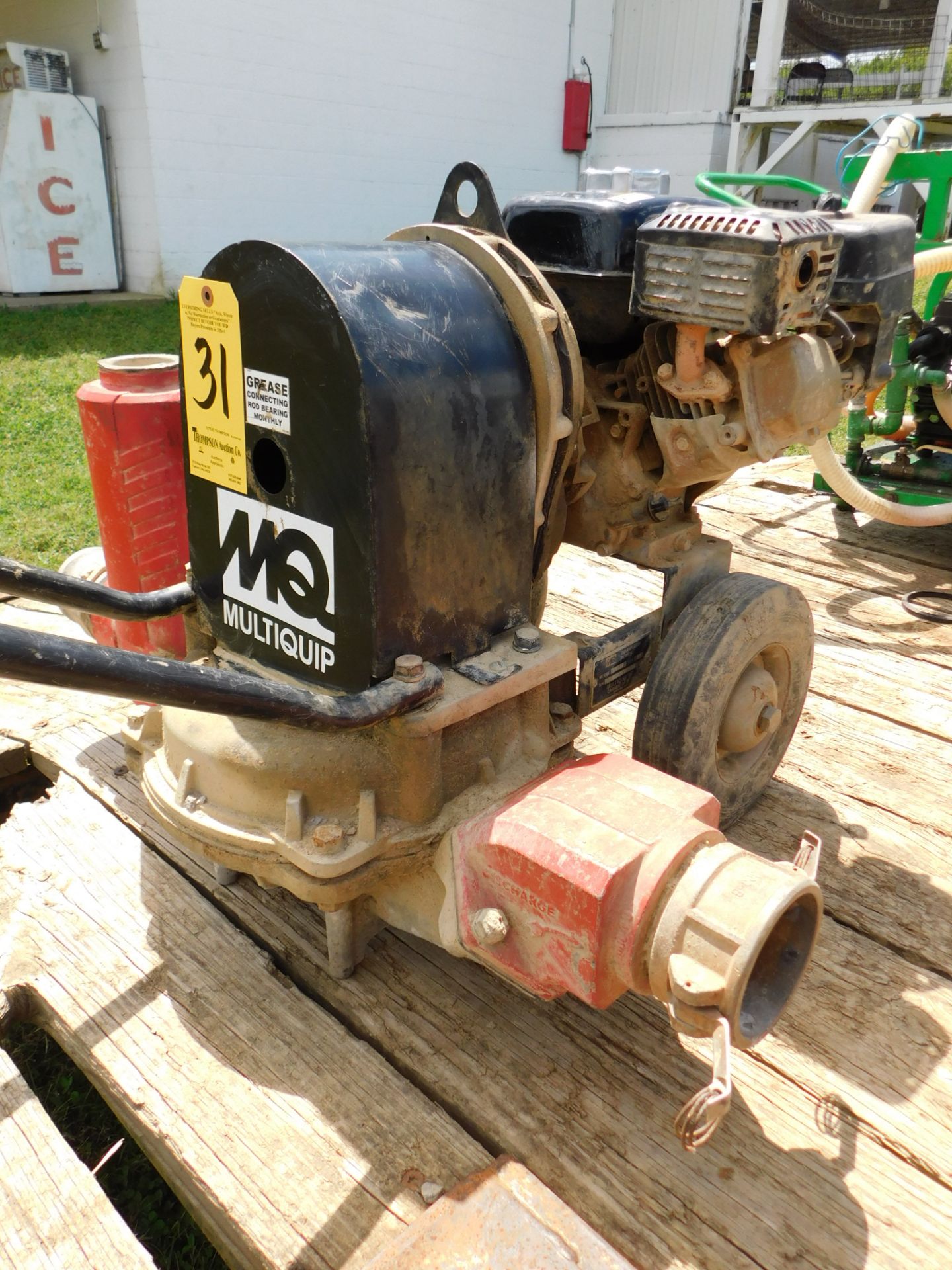 Multiquip Model MQD3H Gas-Powered Trash Pump, SN MQD3H-M4010M with Honda GX120 Engine