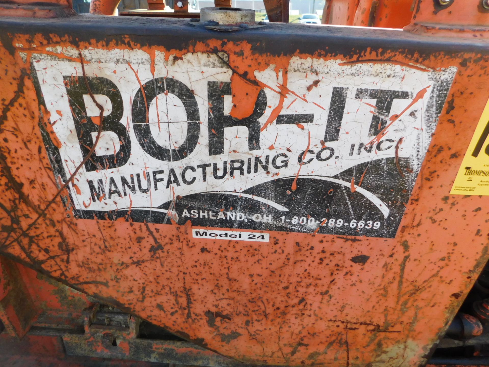 Bor-It Mfg. Model 24 Gas-Powered Boring Machine, SN 240198, with Deutz Diesel Engine, and (2) 10' - Image 10 of 12