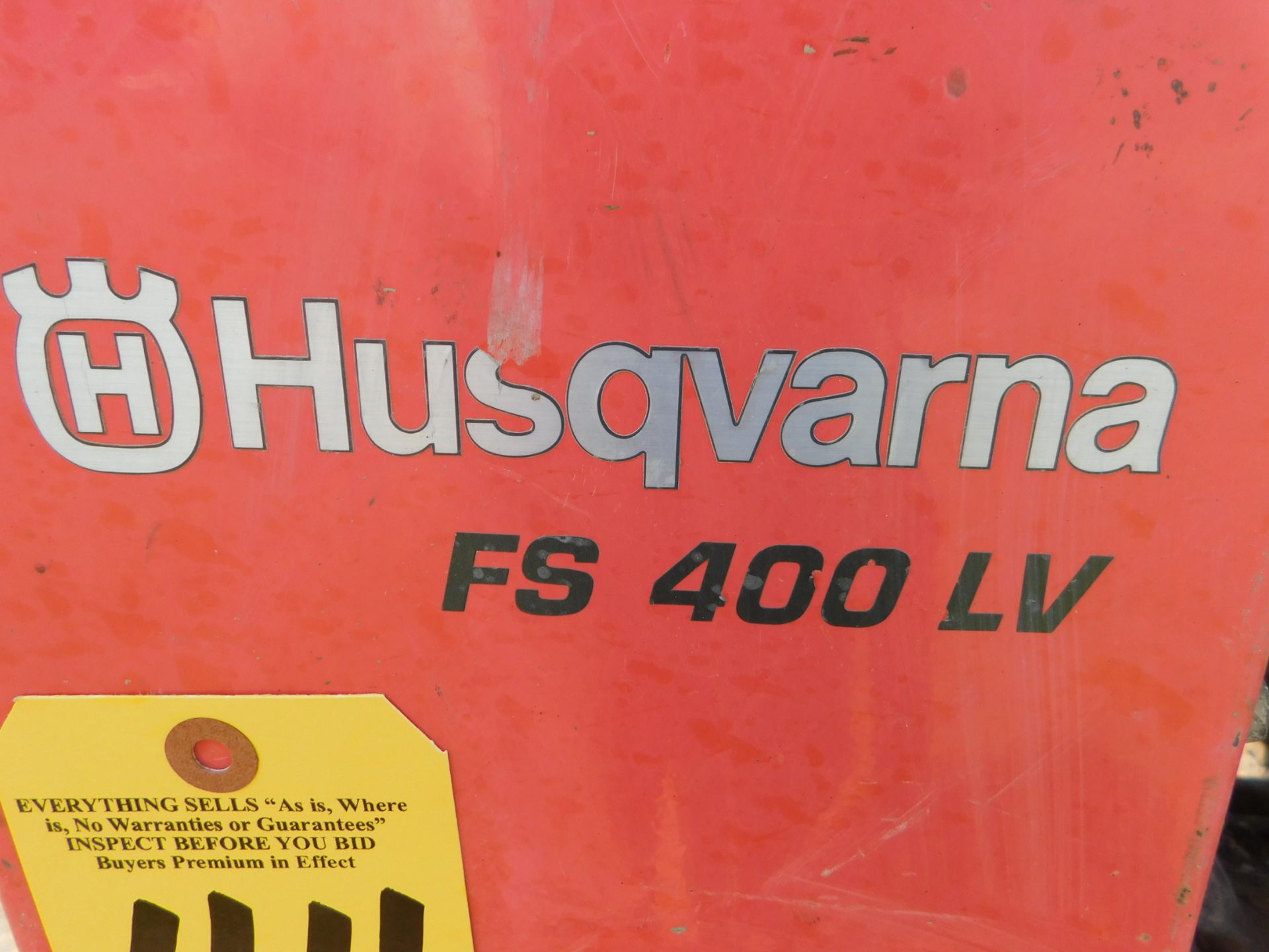 Husqvarna Model FS-400-LV Gas-Powered Walk-Behind Concrete Saw, SN 13054, 18" Blade Diameter with - Image 4 of 10