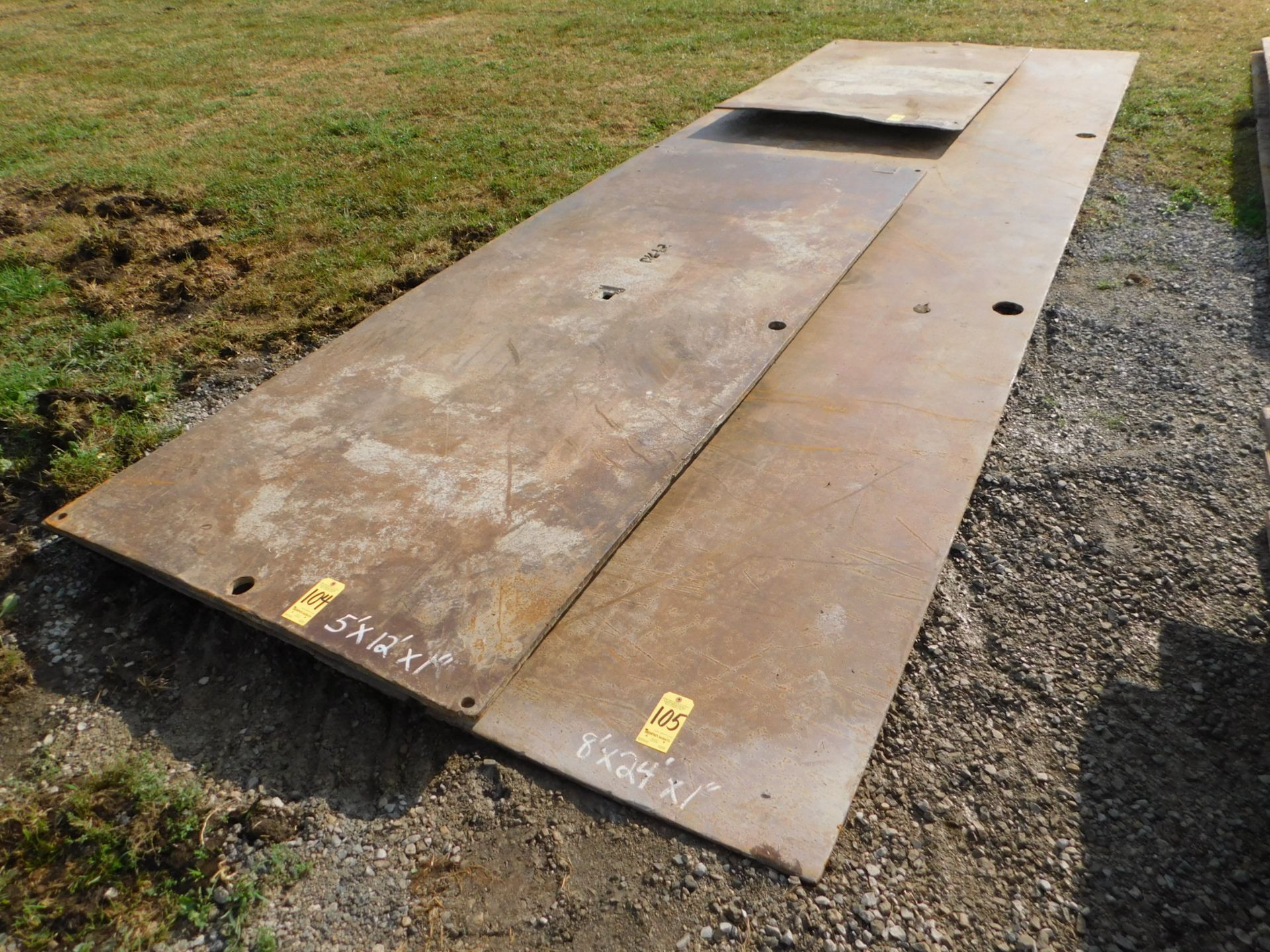 Steel Plate, 8' x 24' x 1"