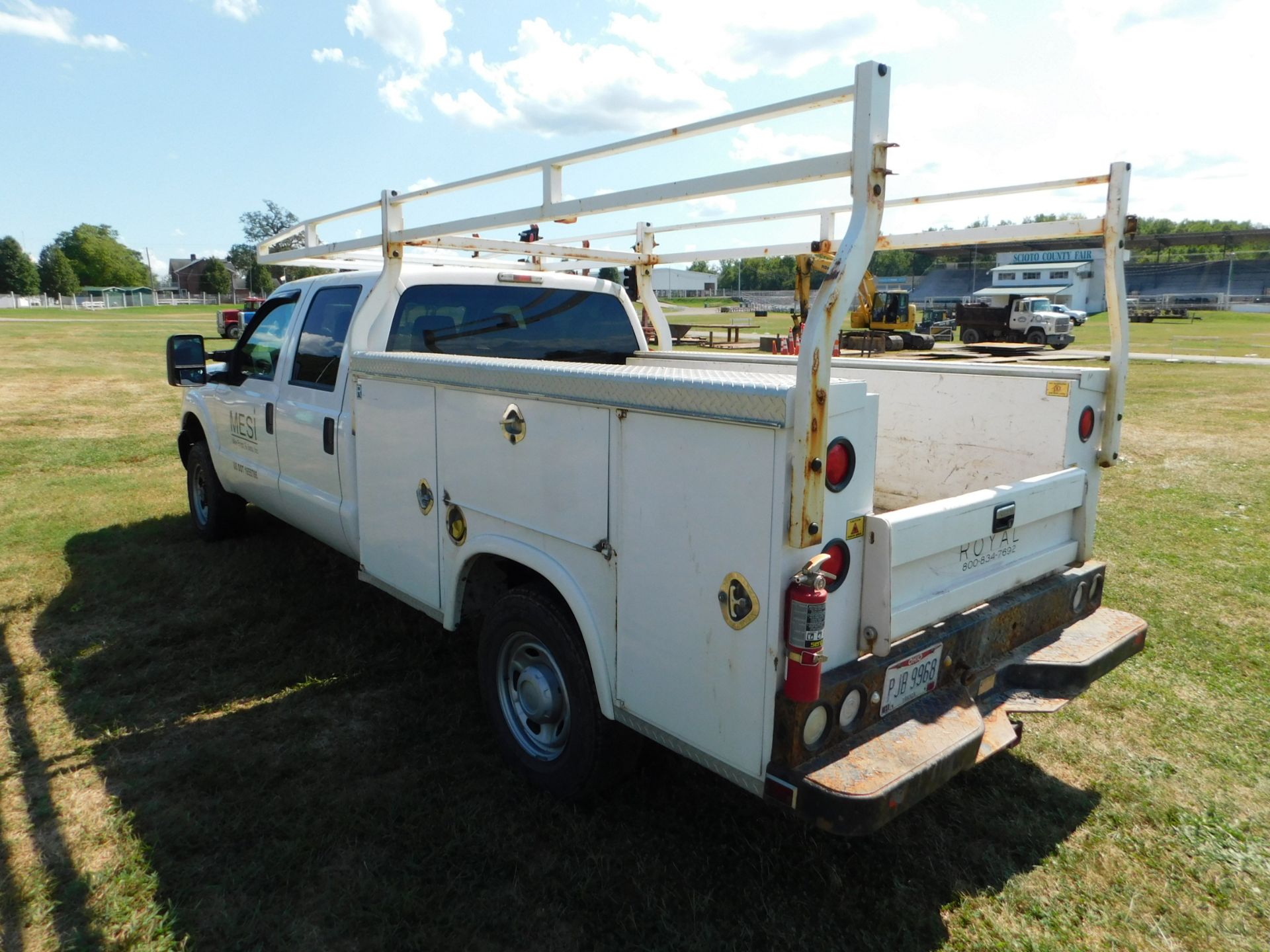 2013 Ford F250 Super Duty Service Truck, Crew Cab, Royal 8' Utility Bed, 4 WD, 153,573 Miles, AC, - Image 7 of 47