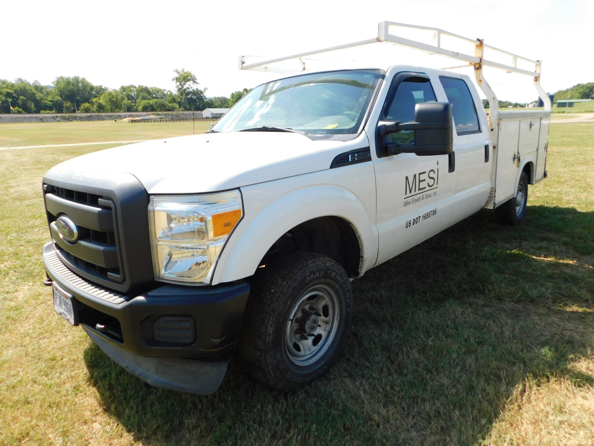 2013 Ford F250 Super Duty Service Truck, Crew Cab, Royal 8' Utility Bed, 4 WD, 153,573 Miles, AC,