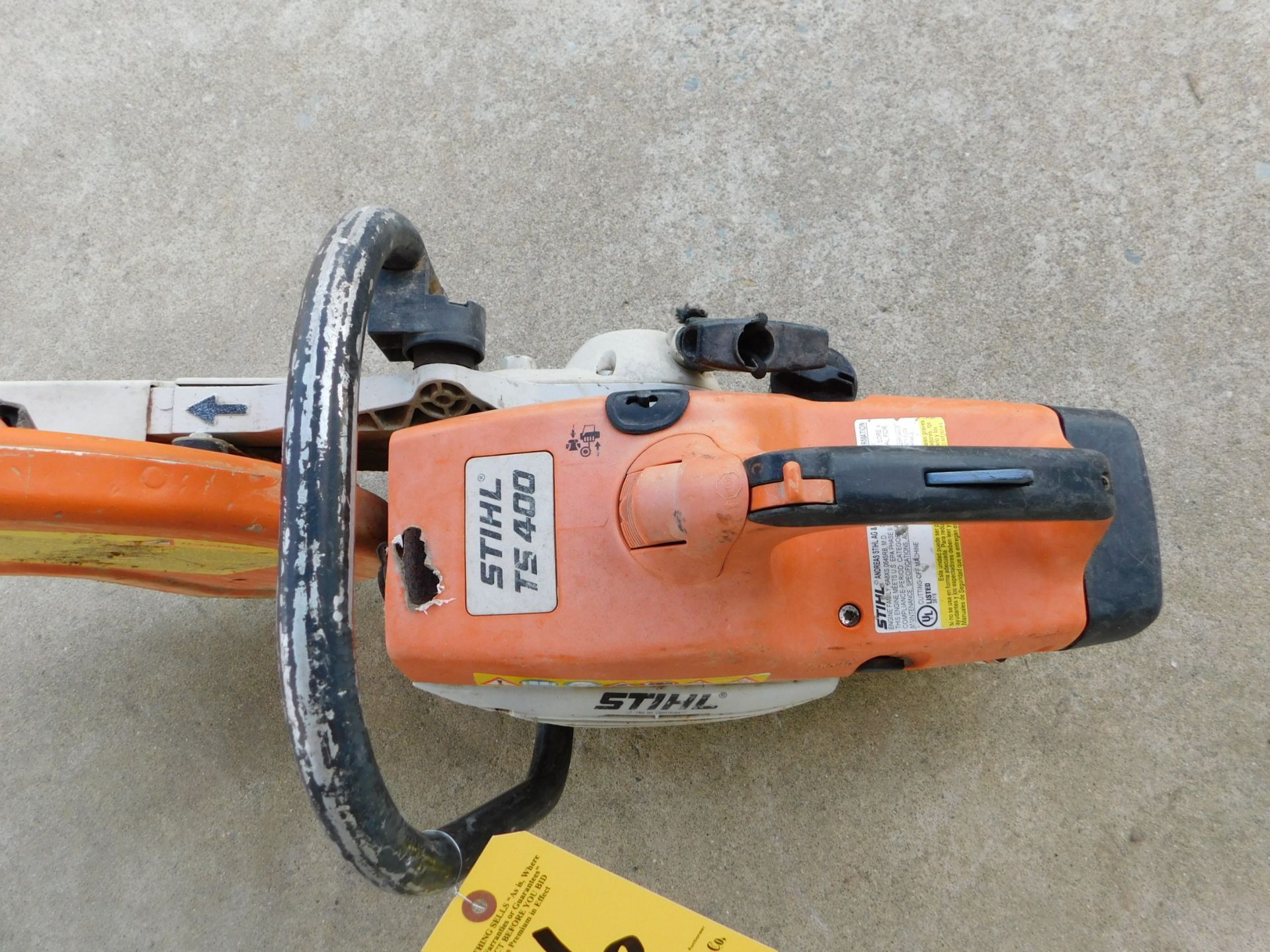 Stihl Model TS400 Gas-Powered Cut-Off Saw - Image 4 of 9