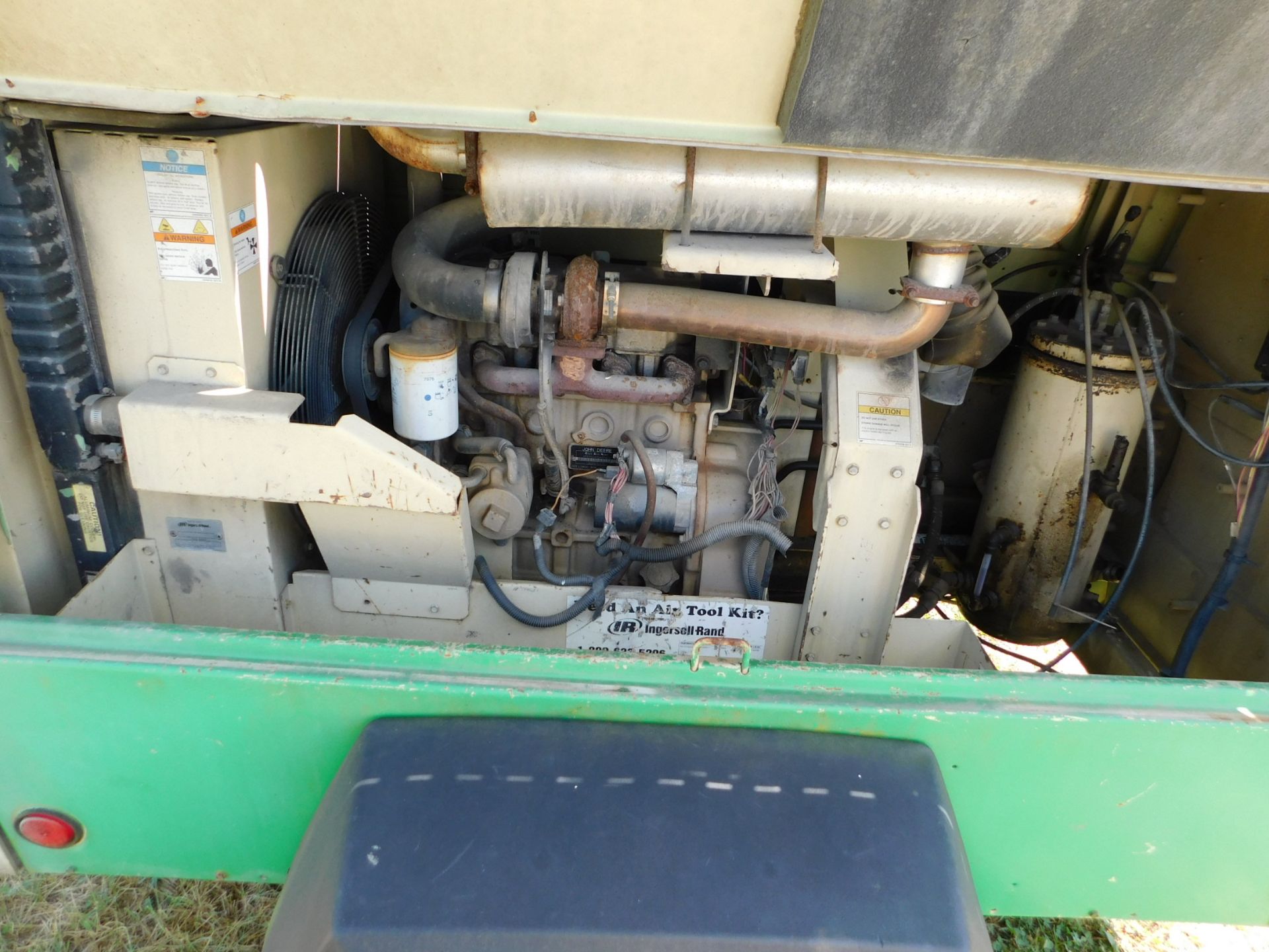 Ingersoll Rand Model 185 WJD Diesel-Powered Portable Air Compressor, SN 355349UDP43, New in 2005, NO - Image 3 of 15