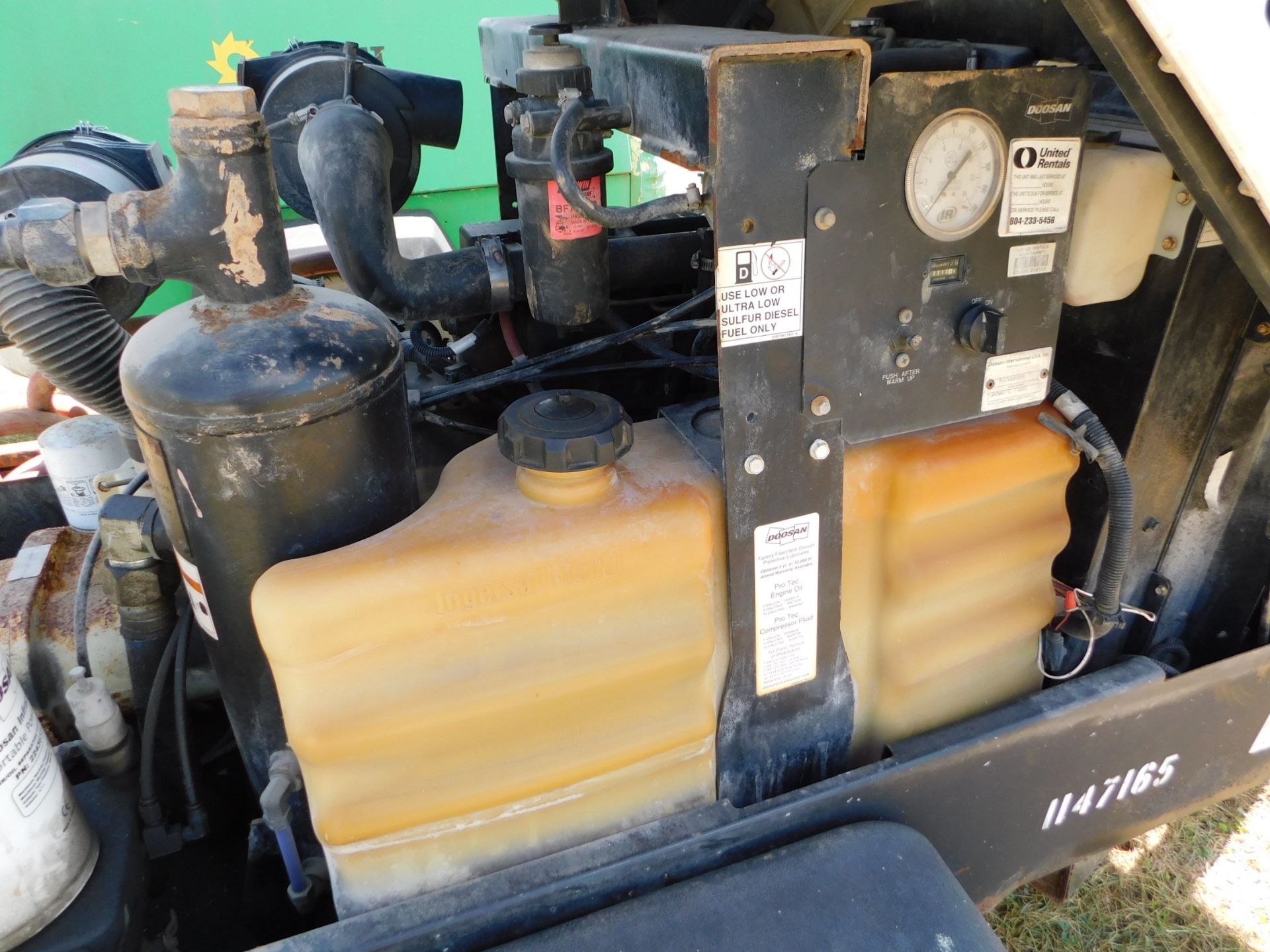 Ingersoll Rand Model C185WKU-T2 Diesel Powered Portable Air Compressor, SN 411753UBUD80, New in - Image 12 of 16