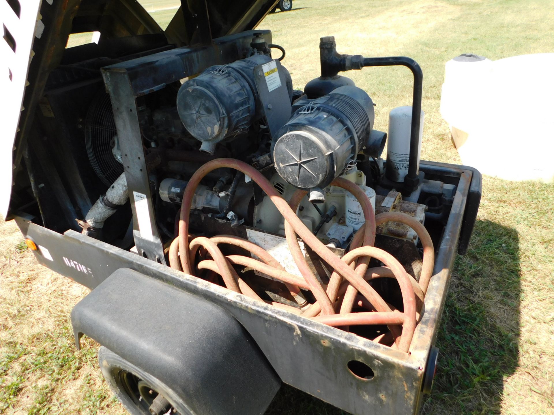 Ingersoll Rand Model C185WKU-T2 Diesel Powered Portable Air Compressor, SN 411753UBUD80, New in - Image 10 of 16