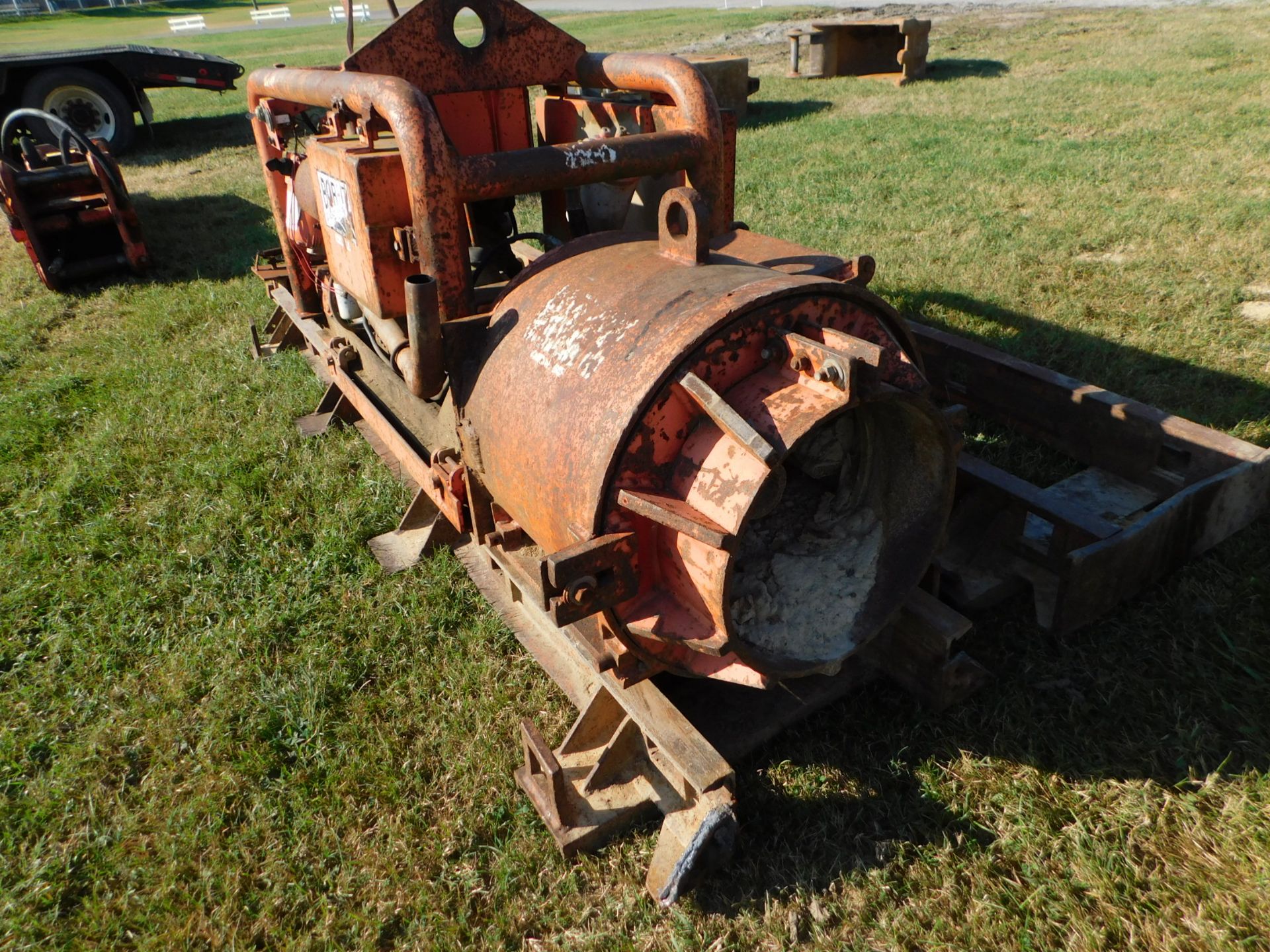 Bor-It Mfg. Model 24 Gas-Powered Boring Machine, SN 240198, with Deutz Diesel Engine, and (2) 10' - Image 5 of 12