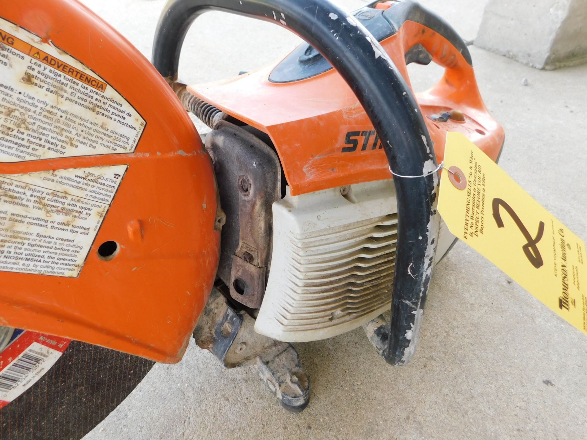 Stihl Model TS420 Gas-Powered Cut-Off Saw - Image 2 of 7