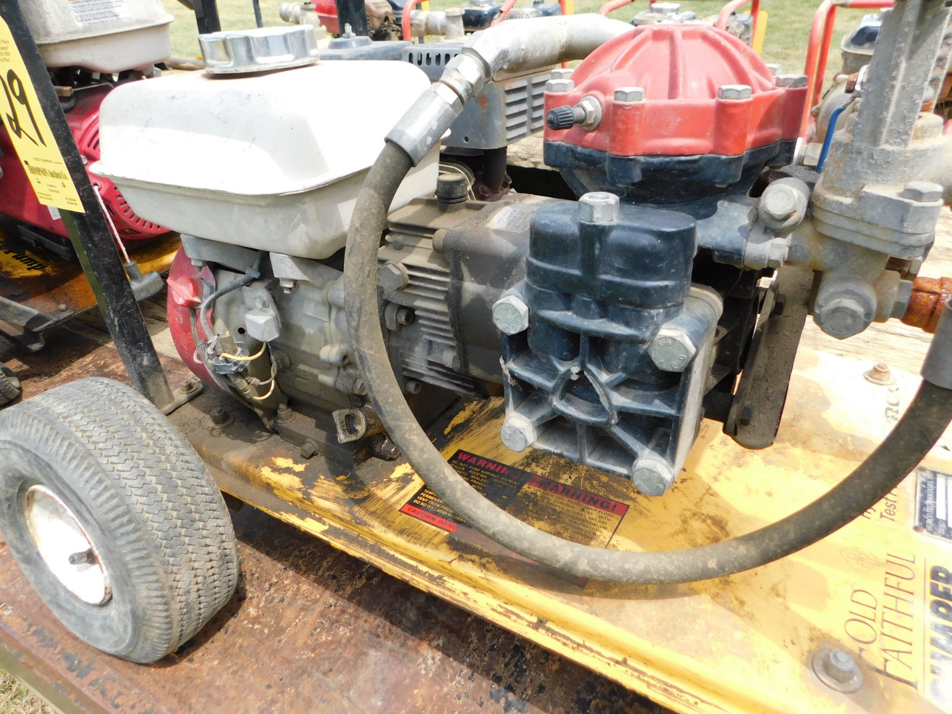 Hurco Model HTP-16-500H Gas-Powered Hydrostatic Test Pump SN 070709-412 with Honda GX160 Engine - Image 2 of 7