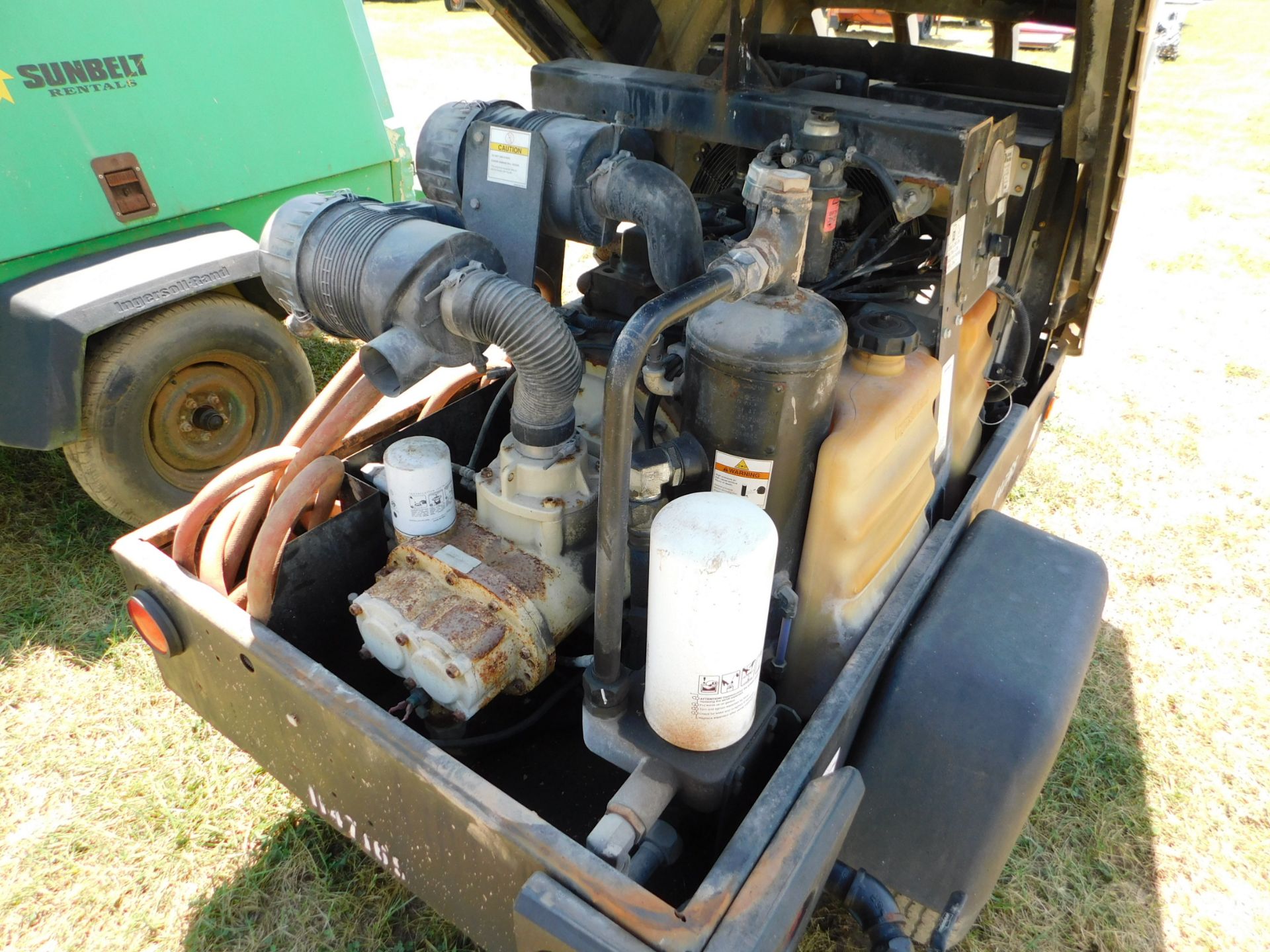 Ingersoll Rand Model C185WKU-T2 Diesel Powered Portable Air Compressor, SN 411753UBUD80, New in - Image 9 of 16