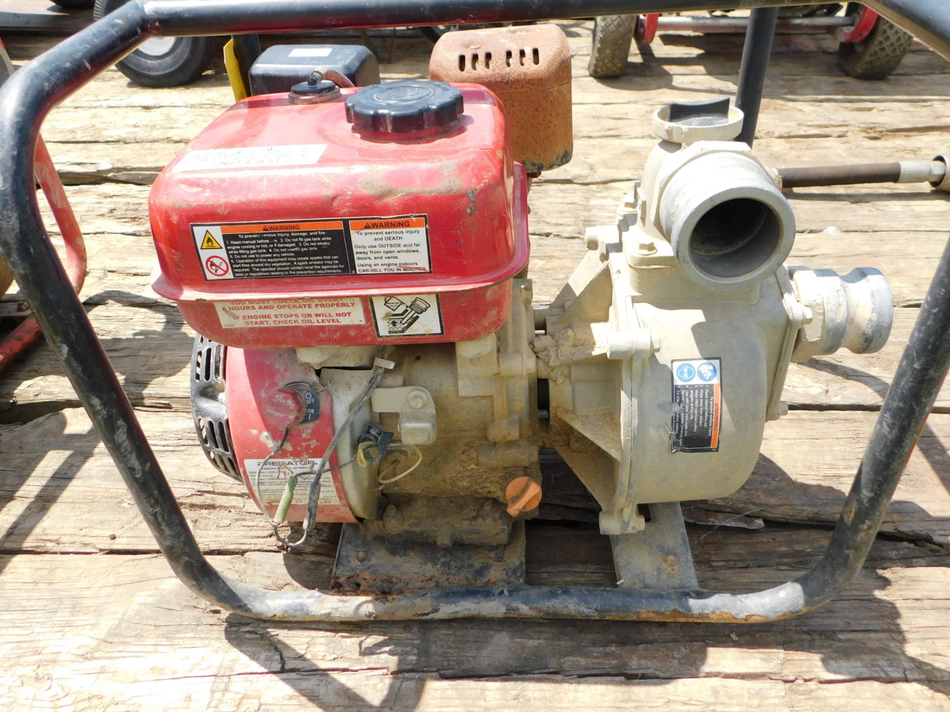 Predator Gas-Powered Trash Pump with Honda GX 120 Engine - Image 2 of 4