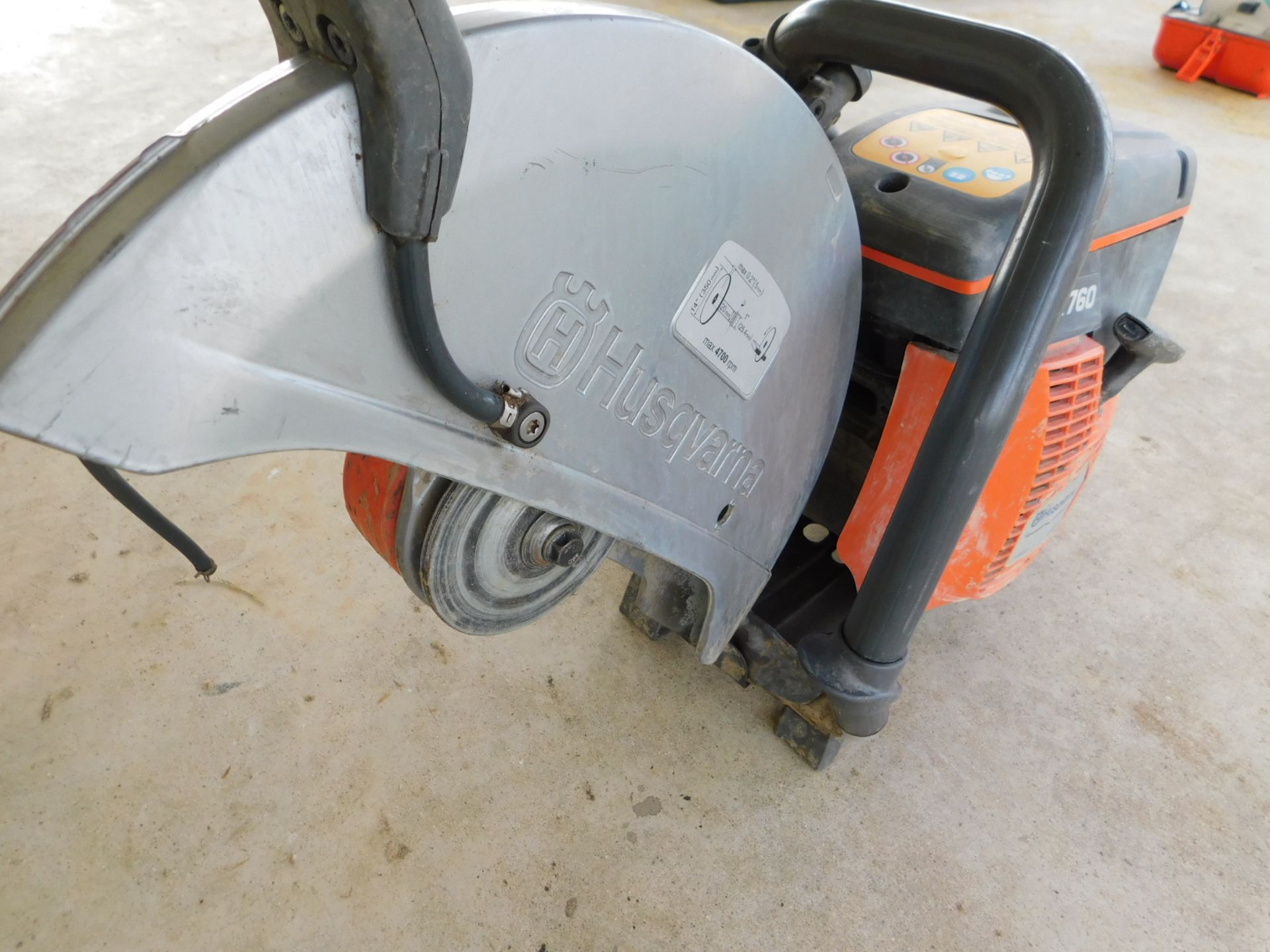 (2) Husqvarna Model K760 Gas-Powered Cut-Off Saws-NEED REPAIR - Image 6 of 8