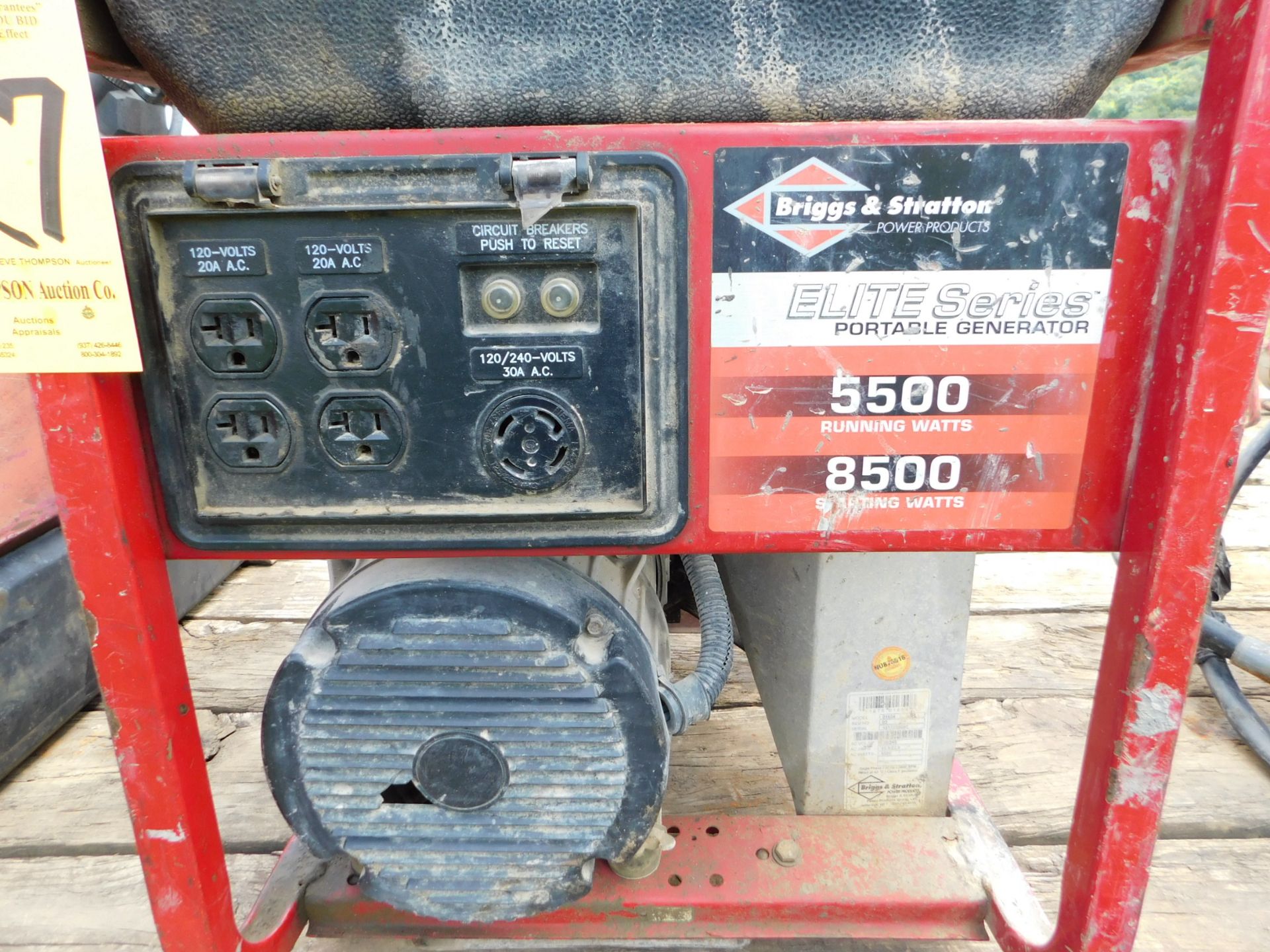 Briggs & Stratton Elite Series Gas-Powered Generator, 5500 Running Watts, 8500 Starting Watts - Image 2 of 7