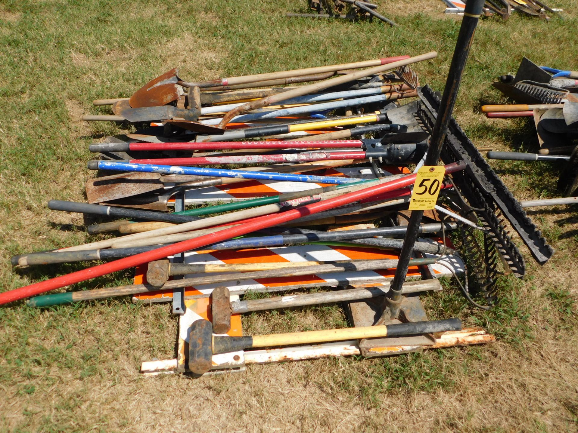 Shovels, Rakes, Post Hole Diggers, and Miscellaneous Tools