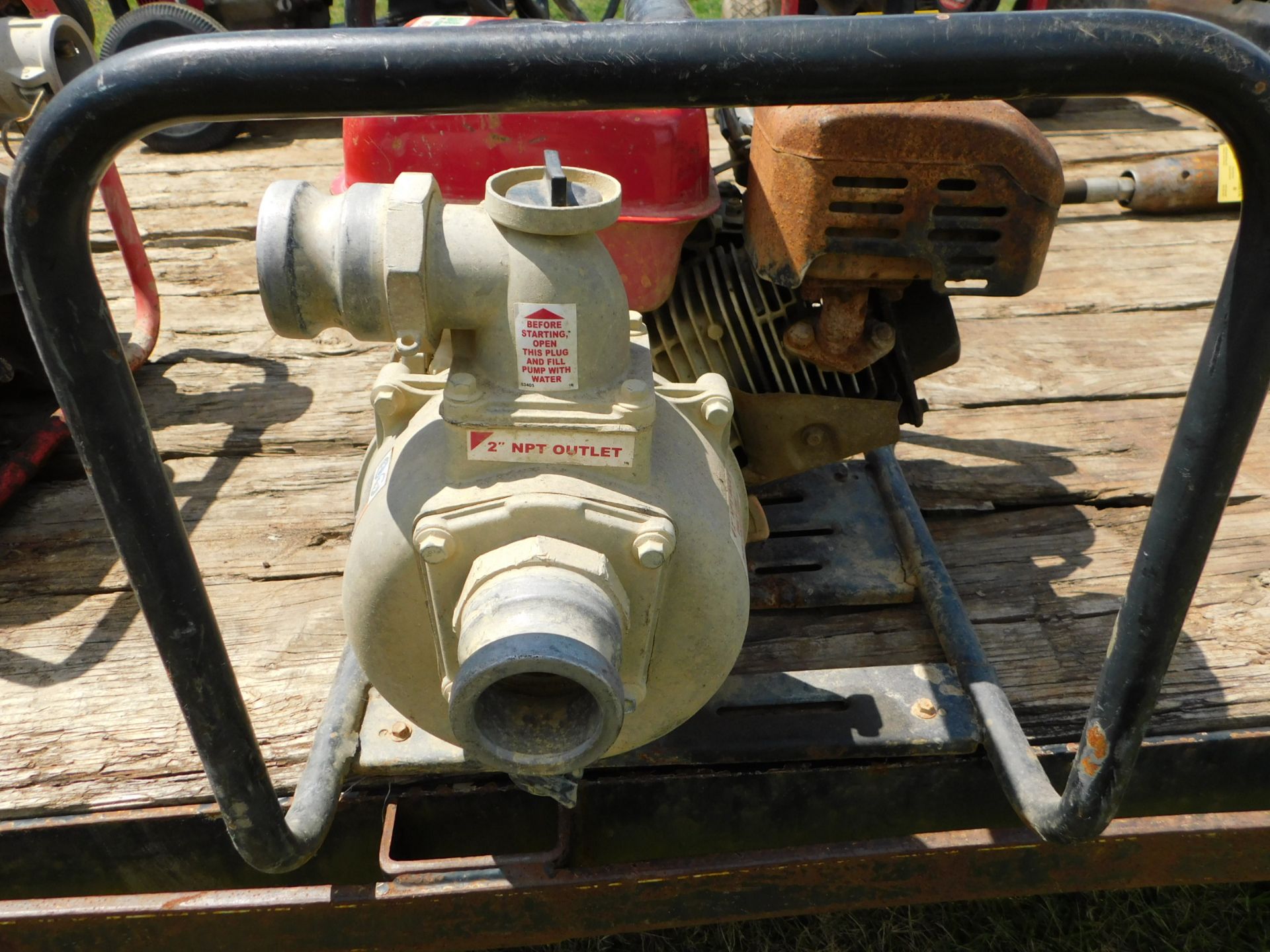 Predator Gas-Powered Trash Pump with Honda GX 120 Engine - Image 3 of 4