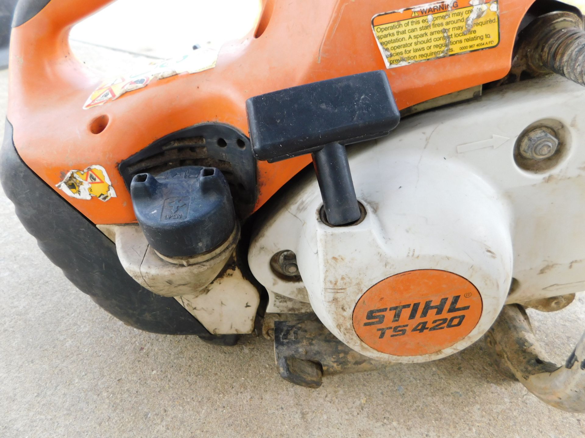 Stihl Model TS420 Gas-Powered Cut-Off Saw - Image 7 of 8