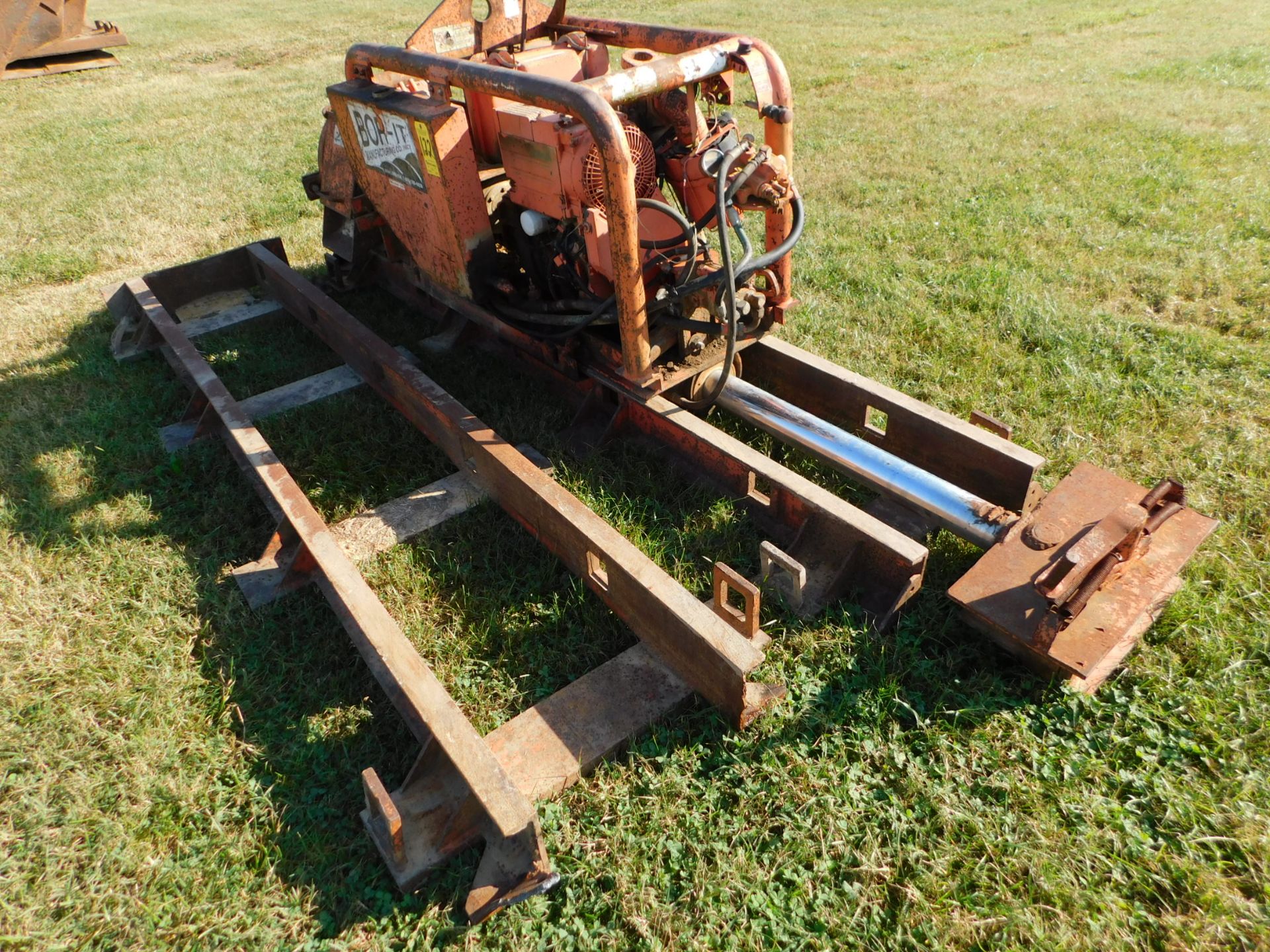 Bor-It Mfg. Model 24 Gas-Powered Boring Machine, SN 240198, with Deutz Diesel Engine, and (2) 10' - Image 2 of 12