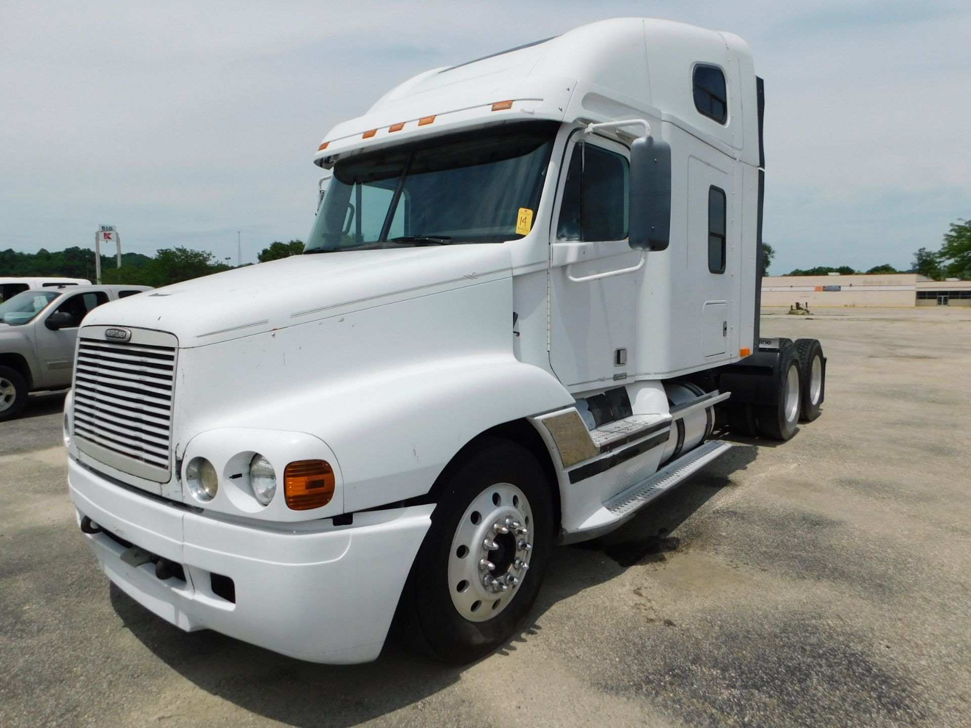 1997 Freightliner Model FLD-120 Sleeper Semi Truck, 6X4, ELOG Exempt, CAT 3406