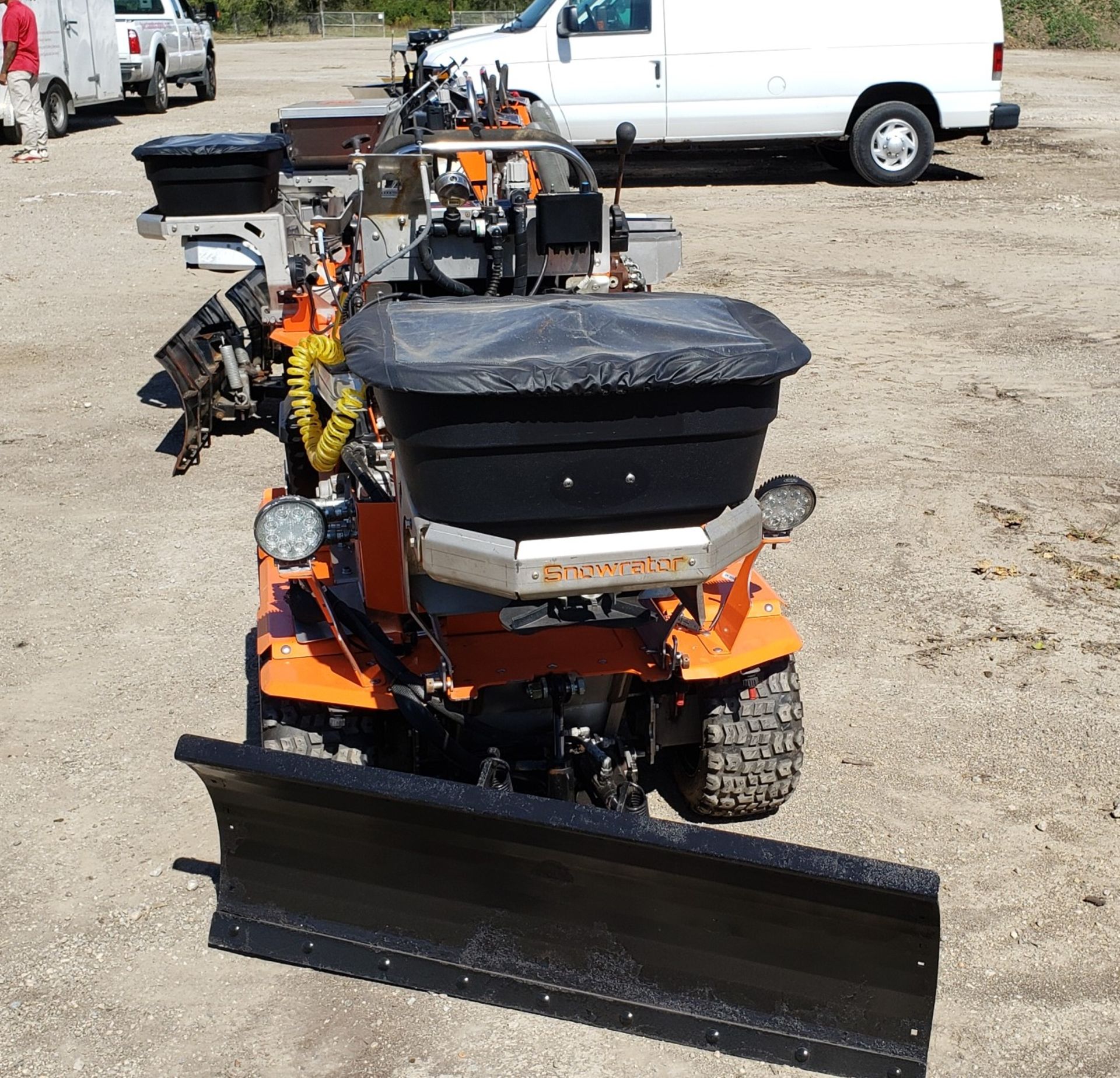 2017 Snowrater Zx4 Skid Steer Snowplow, 48” Hydraulic Blade, 20 Gallon Deicing Spray System, Salt - Image 6 of 7