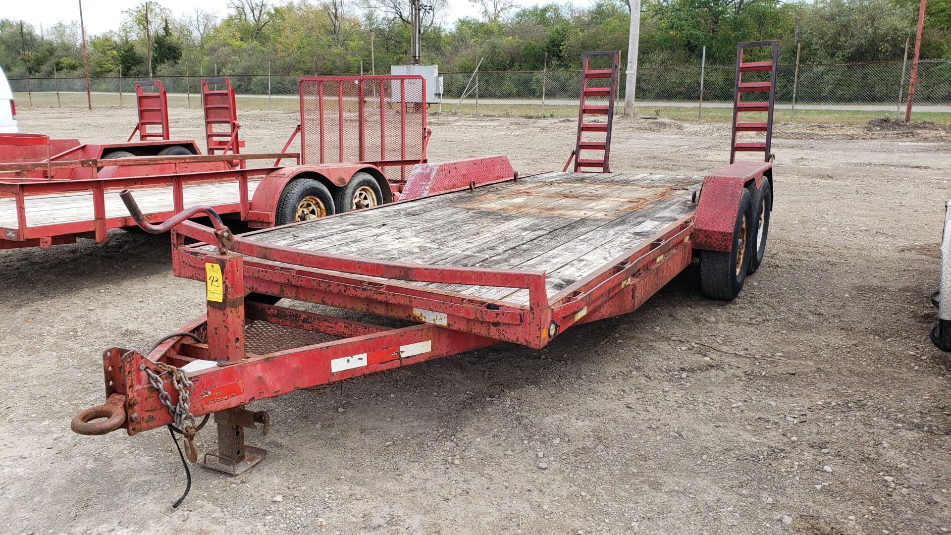 16' Equipment Trailer, 80" Wide, 48" Ramps