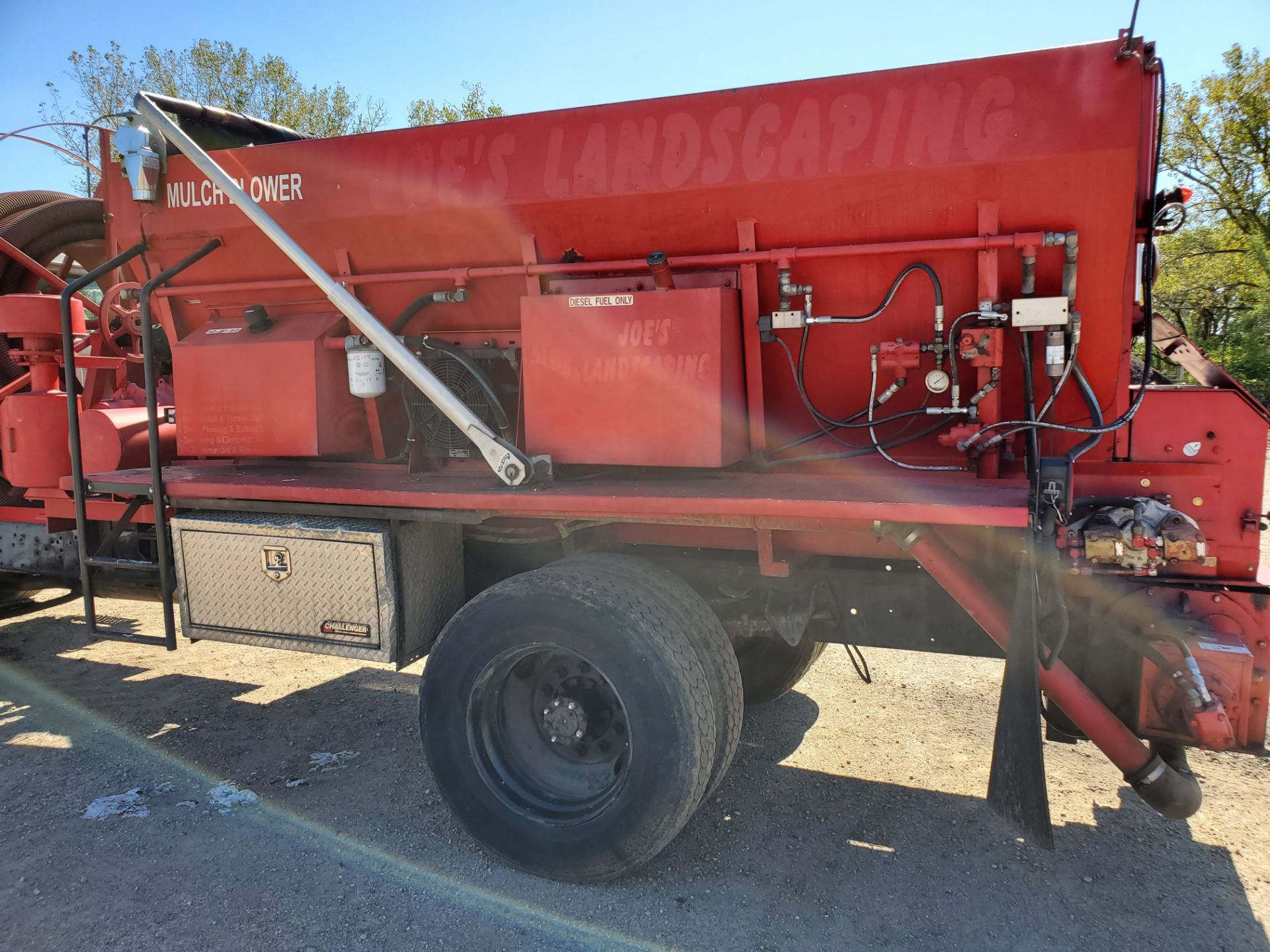 1998 Finn Model AEM808 Mulch Blower, s/n RRA-232, with Remote 100’ Hose, John Deere 4.5 Liter Diesel - Image 6 of 25