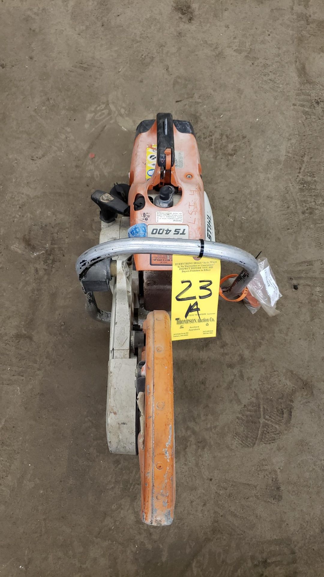 Stihl Model TS 400 Gas Powered Cutoff Saw (Condition Unknown)