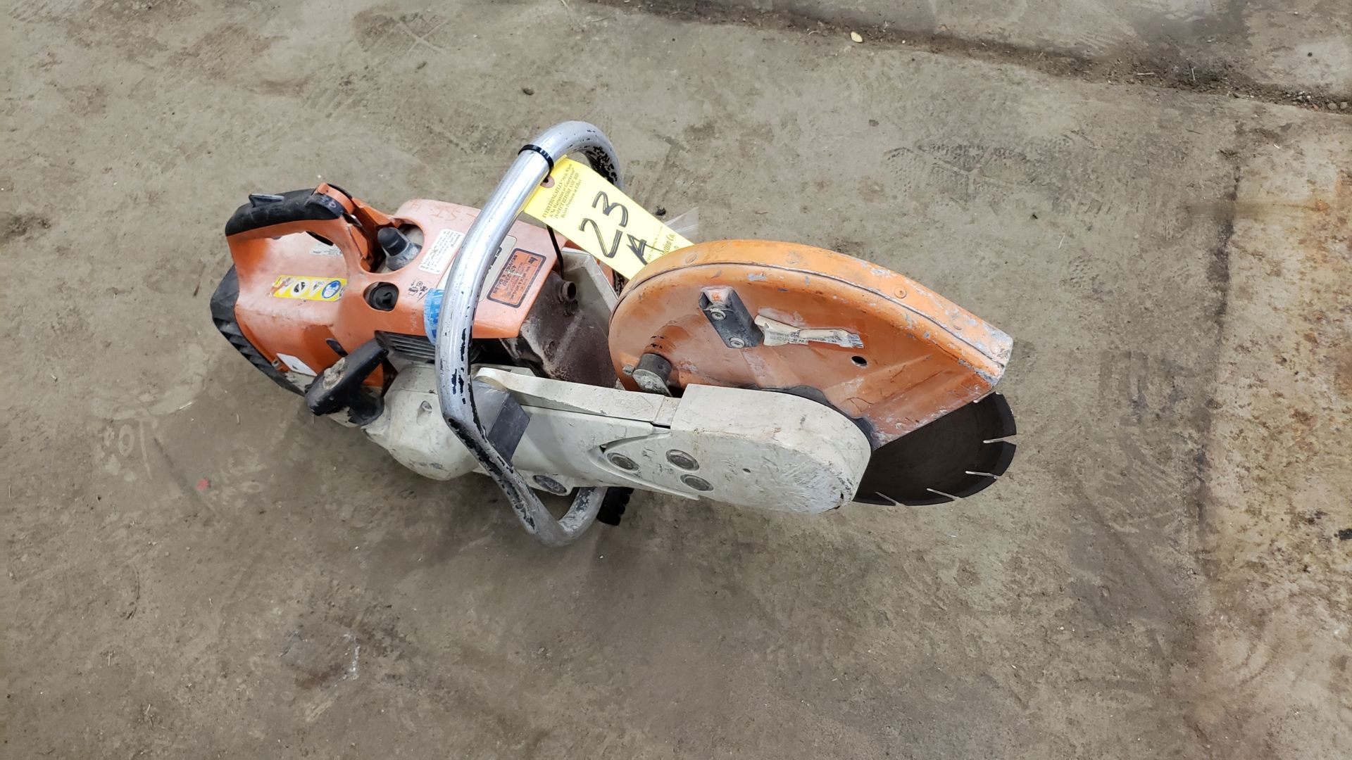 Stihl Model TS 400 Gas Powered Cutoff Saw (Condition Unknown) - Image 2 of 2