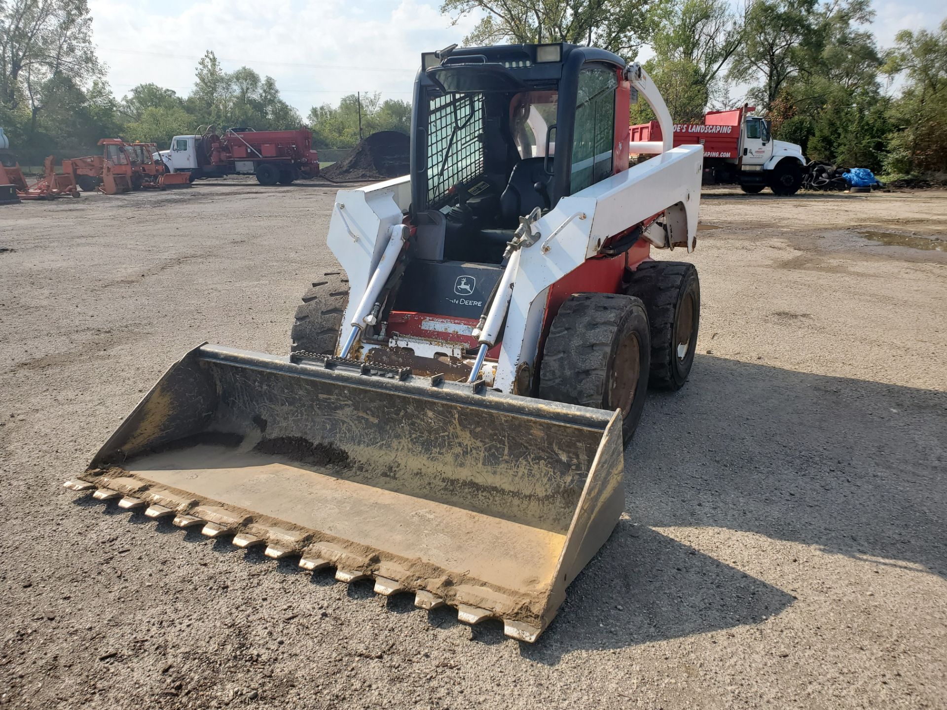 2008 John Deere 325 Skid Steer, Joystick Controls, 1,752 Hours,s/n T00325K166404, 90” Bucket