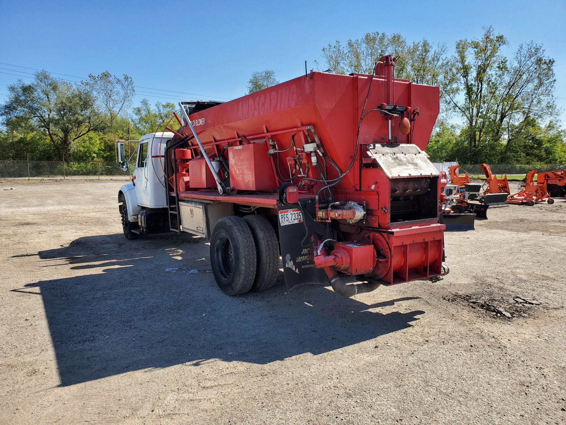 1998 Finn Model AEM808 Mulch Blower, s/n RRA-232, with Remote 100’ Hose, John Deere 4.5 Liter Diesel - Image 5 of 25