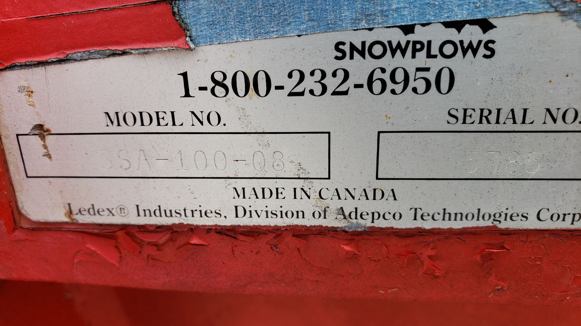 Avalanche 8' Snow Box for Skid Steer Model SSA-100-0 - Image 2 of 2