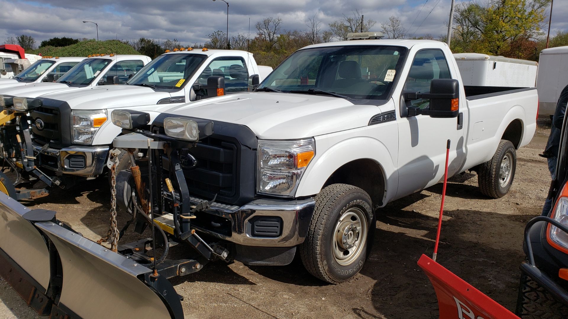 2012 Ford F350 Super Duty Pickup Truck, 8’ Bed, 4x4, 6.2 Liter Gasoline Engine, Automatic, Air,