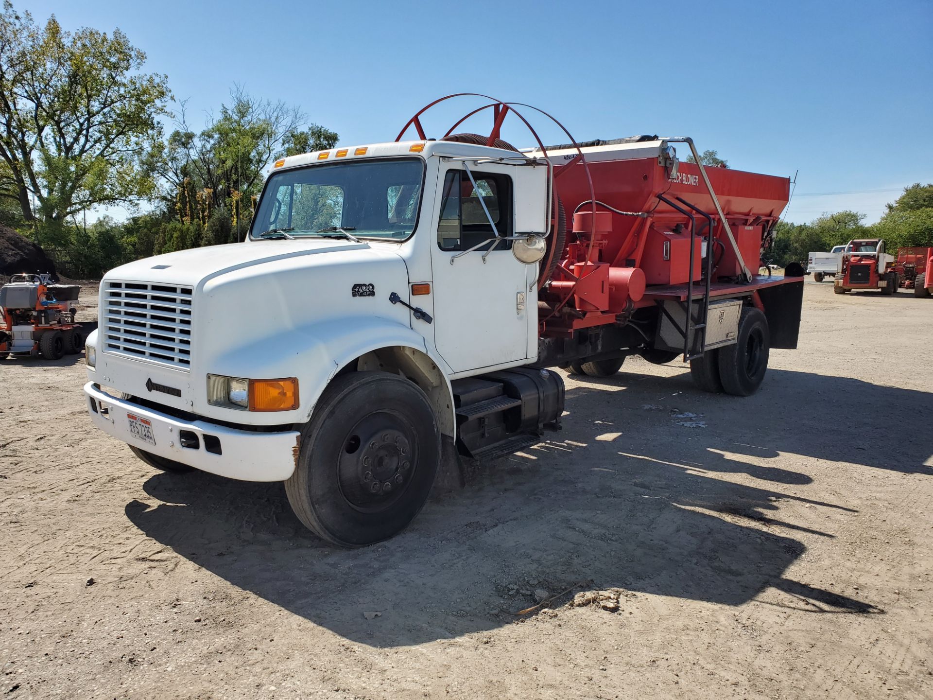 1998 Finn Model AEM808 Mulch Blower, s/n RRA-232, with Remote 100’ Hose, John Deere 4.5 Liter Diesel