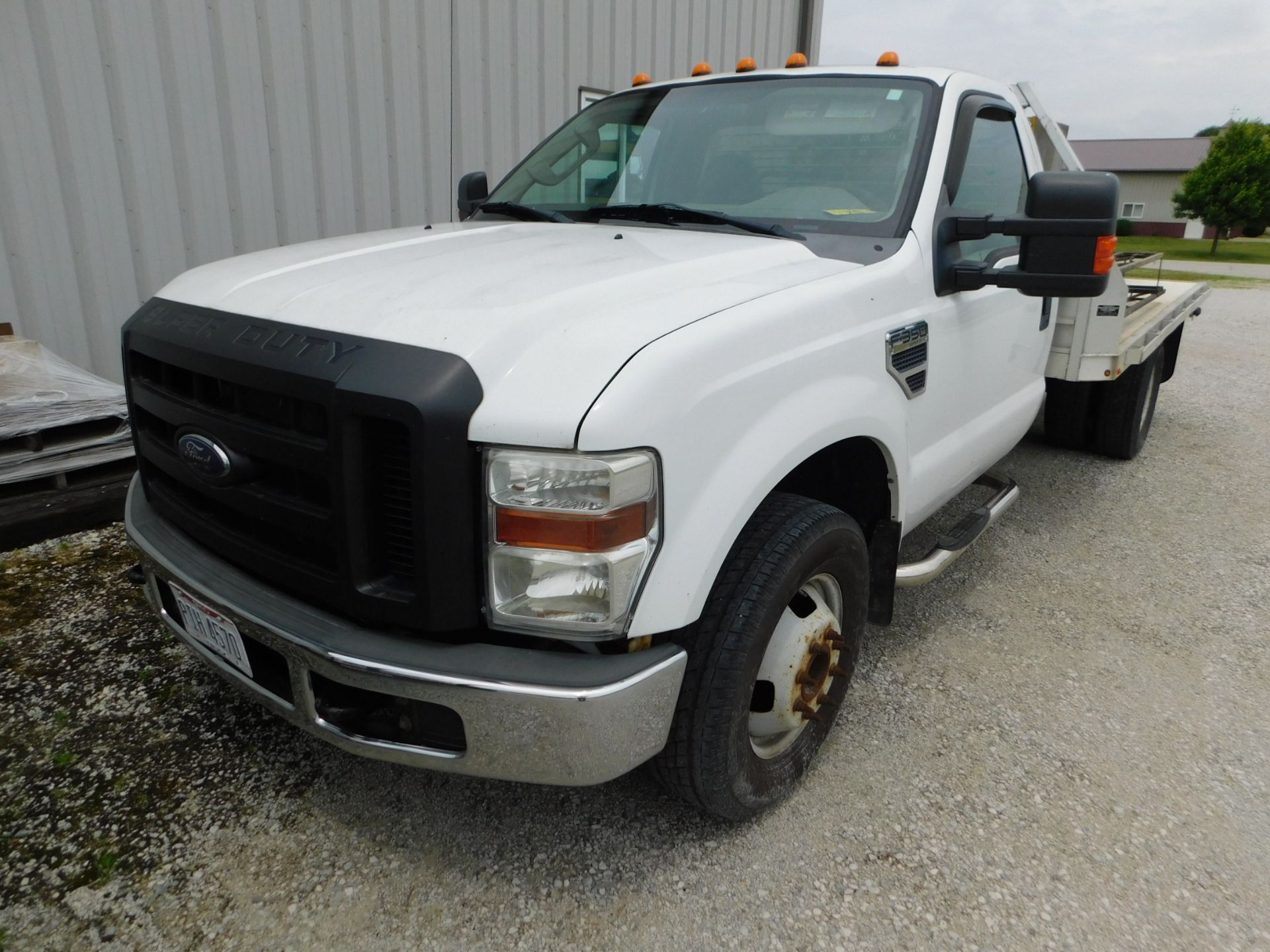 2009 Ford F350 XL Super Duty Stake Bed Truck, VIN 1FDWF36529EA03362, Gas, 123,288 Miles, 12 Ft. X