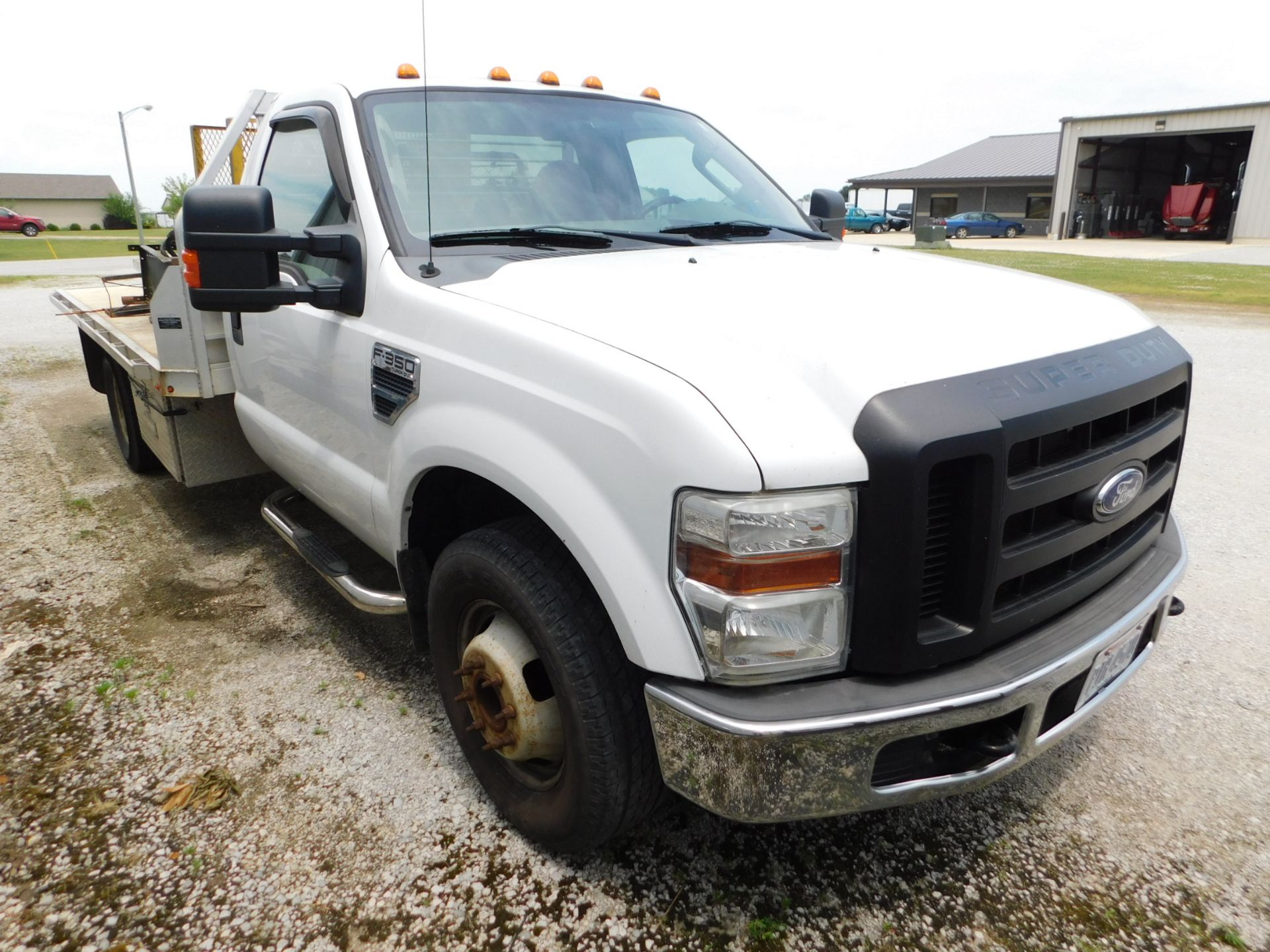 2009 Ford F350 XL Super Duty Stake Bed Truck, VIN 1FDWF36529EA03362, Gas, 123,288 Miles, 12 Ft. X - Image 2 of 22