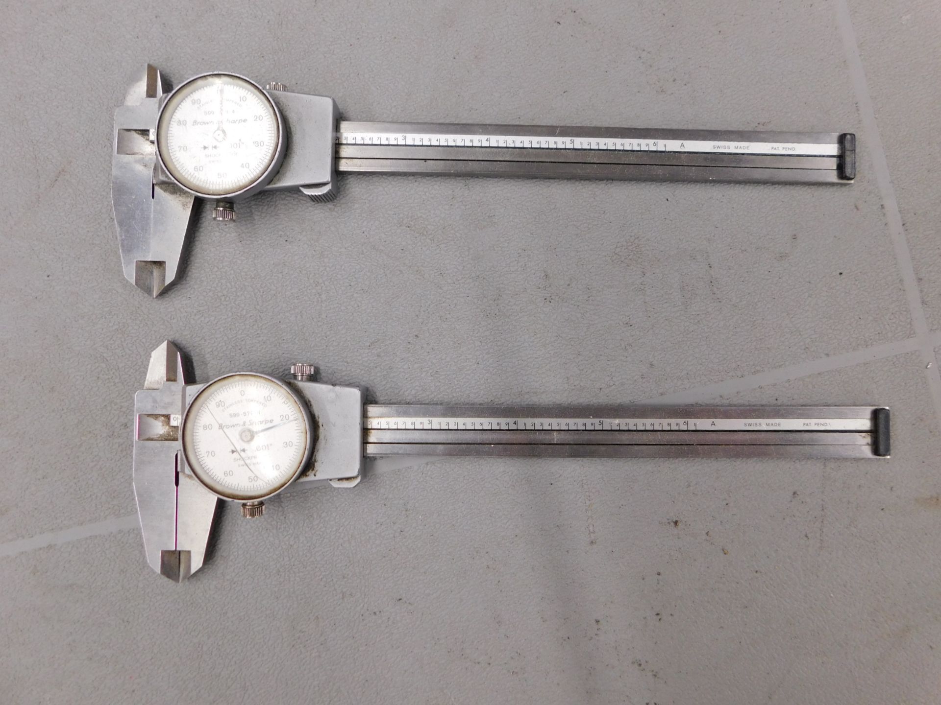 (2) 6 Inch Dial Calipers