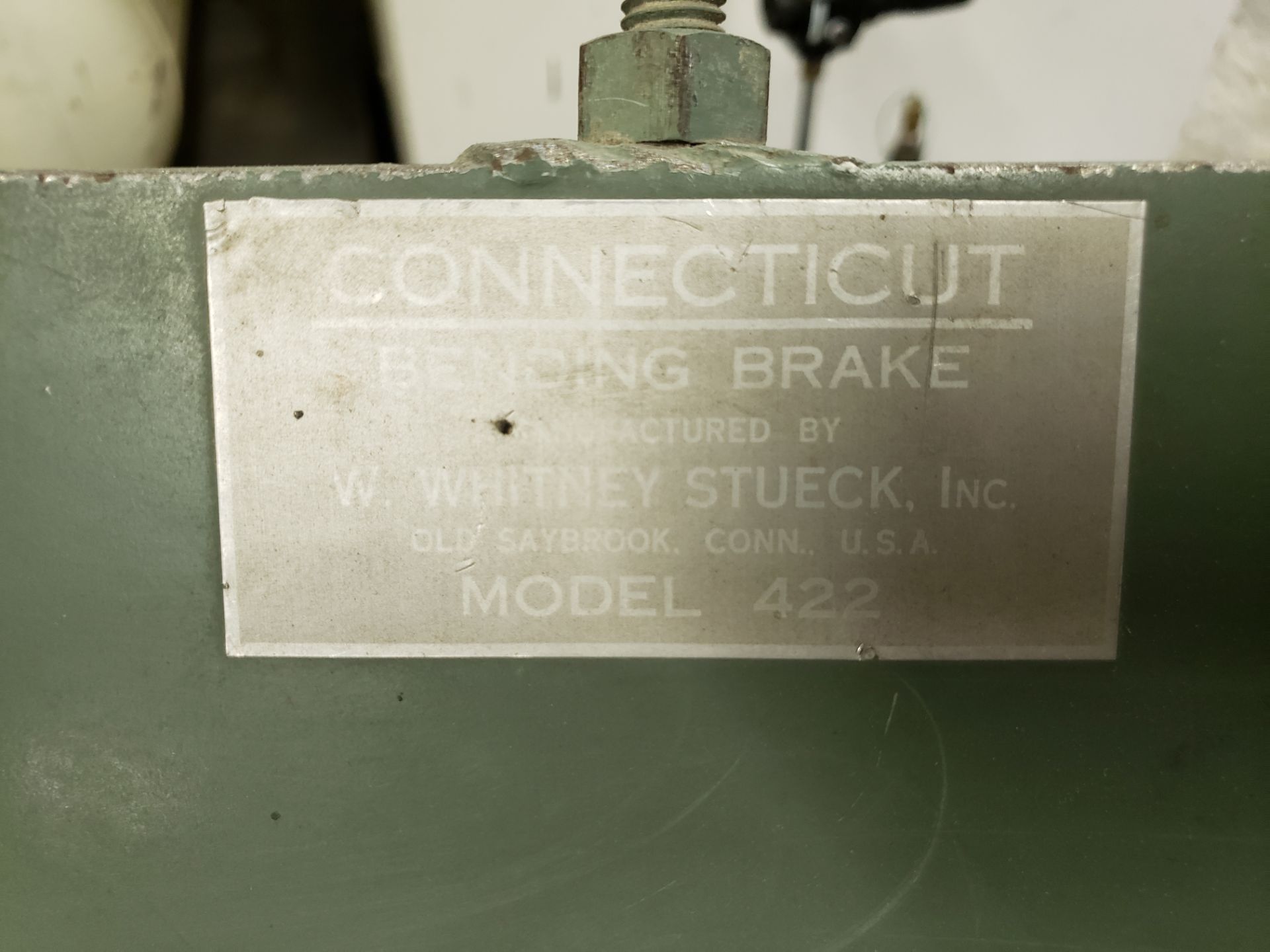 Connecticut 48" Sheet Metal Brake Model 422, Loading Cost $50 - Image 2 of 2