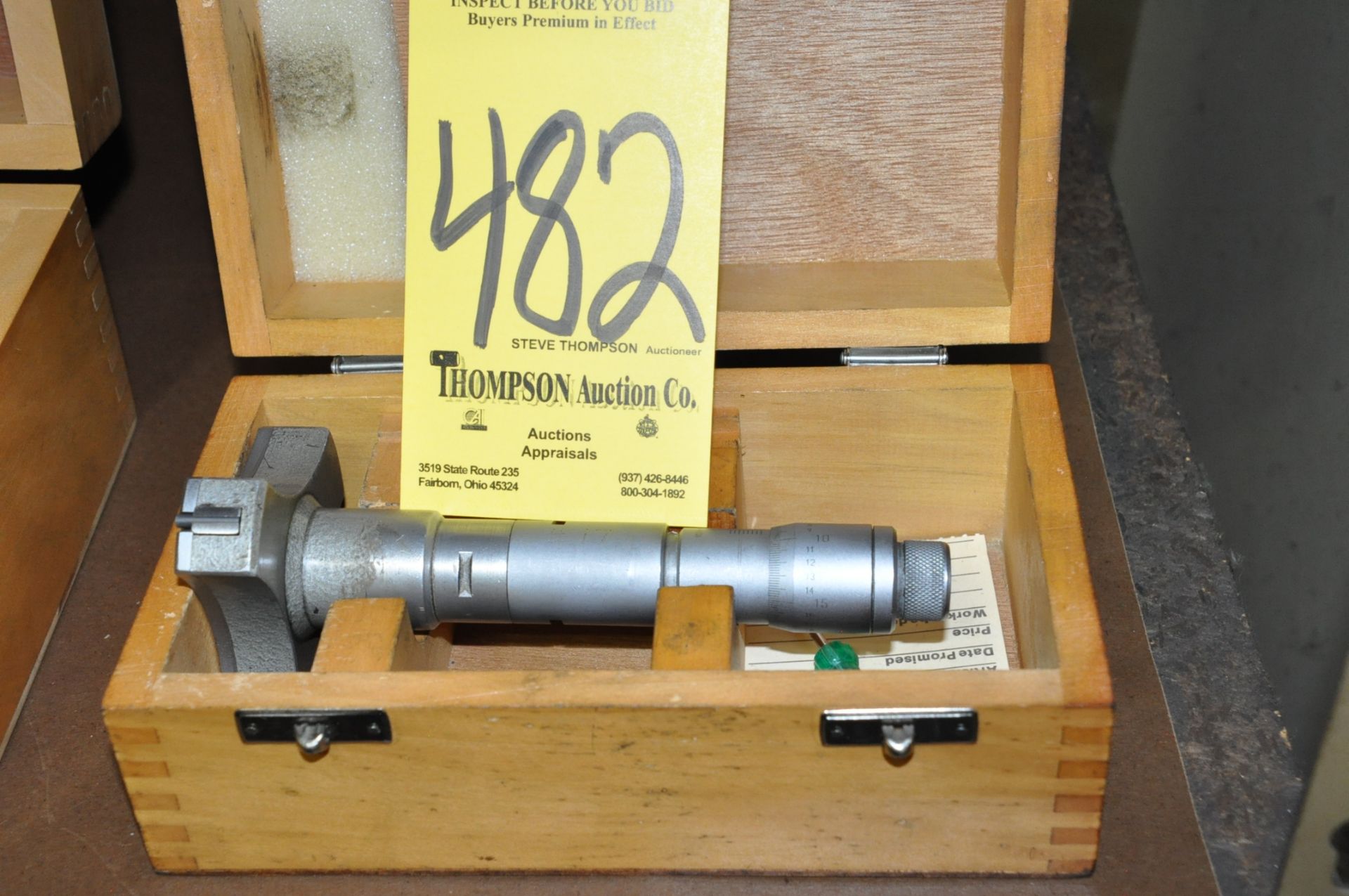 SPI 3.2" - 3.6" Bore Micrometer with Case