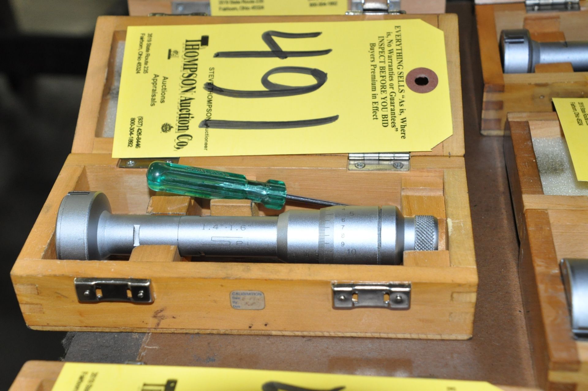 SPI 1.4" - 1.6" Bore Micrometer with Case