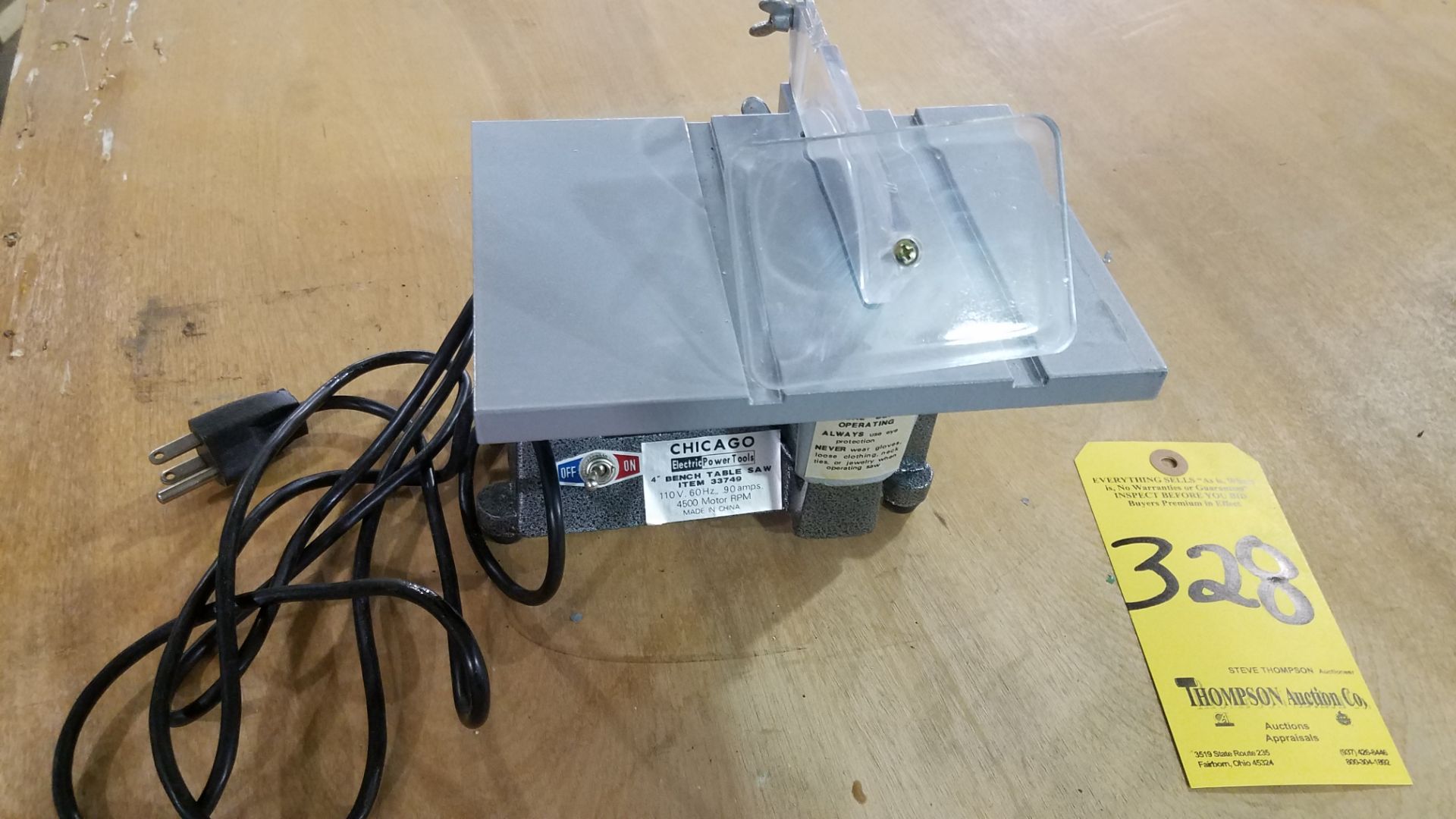 Chicago 4 Inch Table Saw