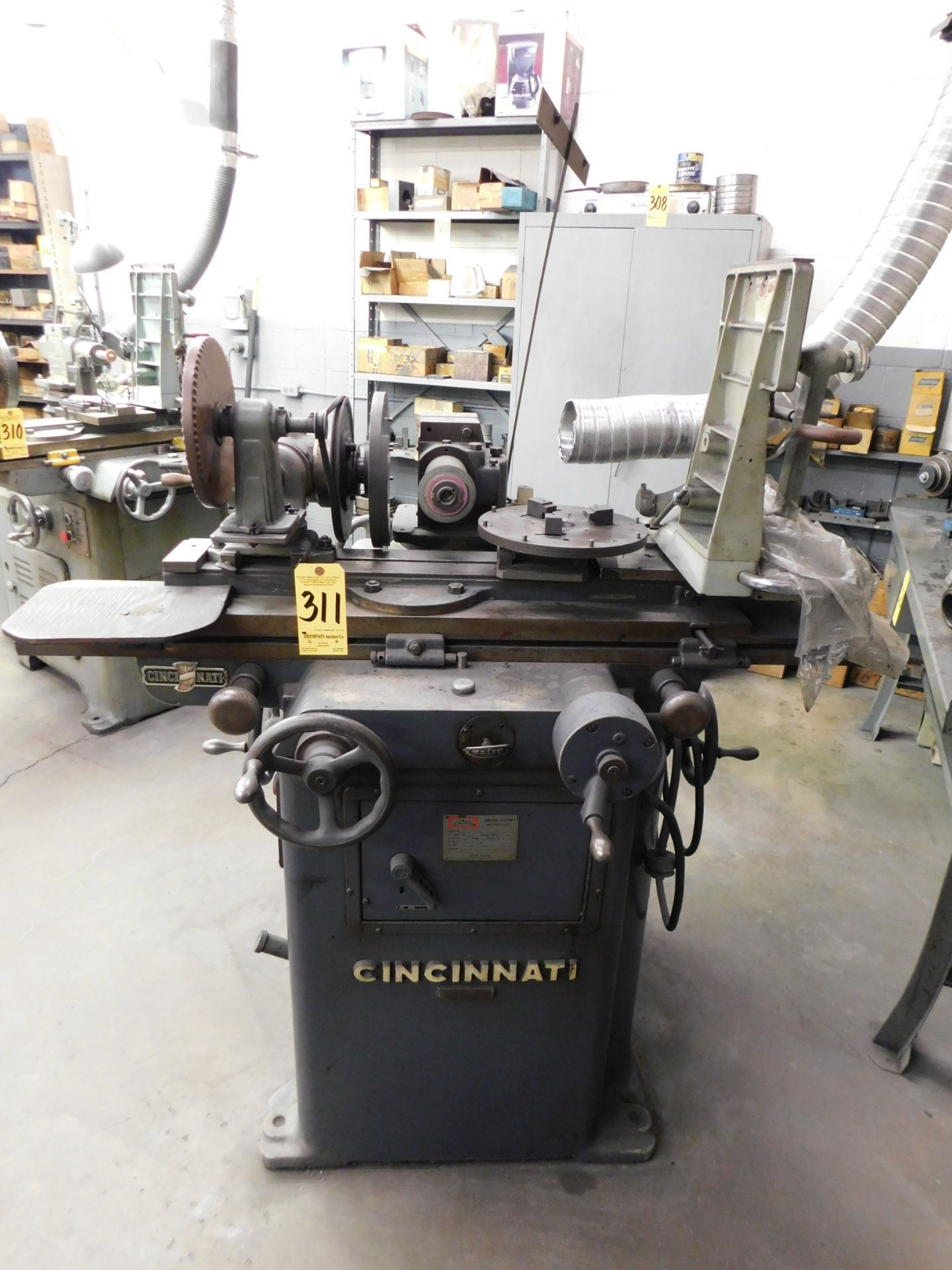 Cincinnati #2 Tool & Cutter Grinder, s/n 1D2TiV-43R, with Engis Dia Form Attachment and Hand