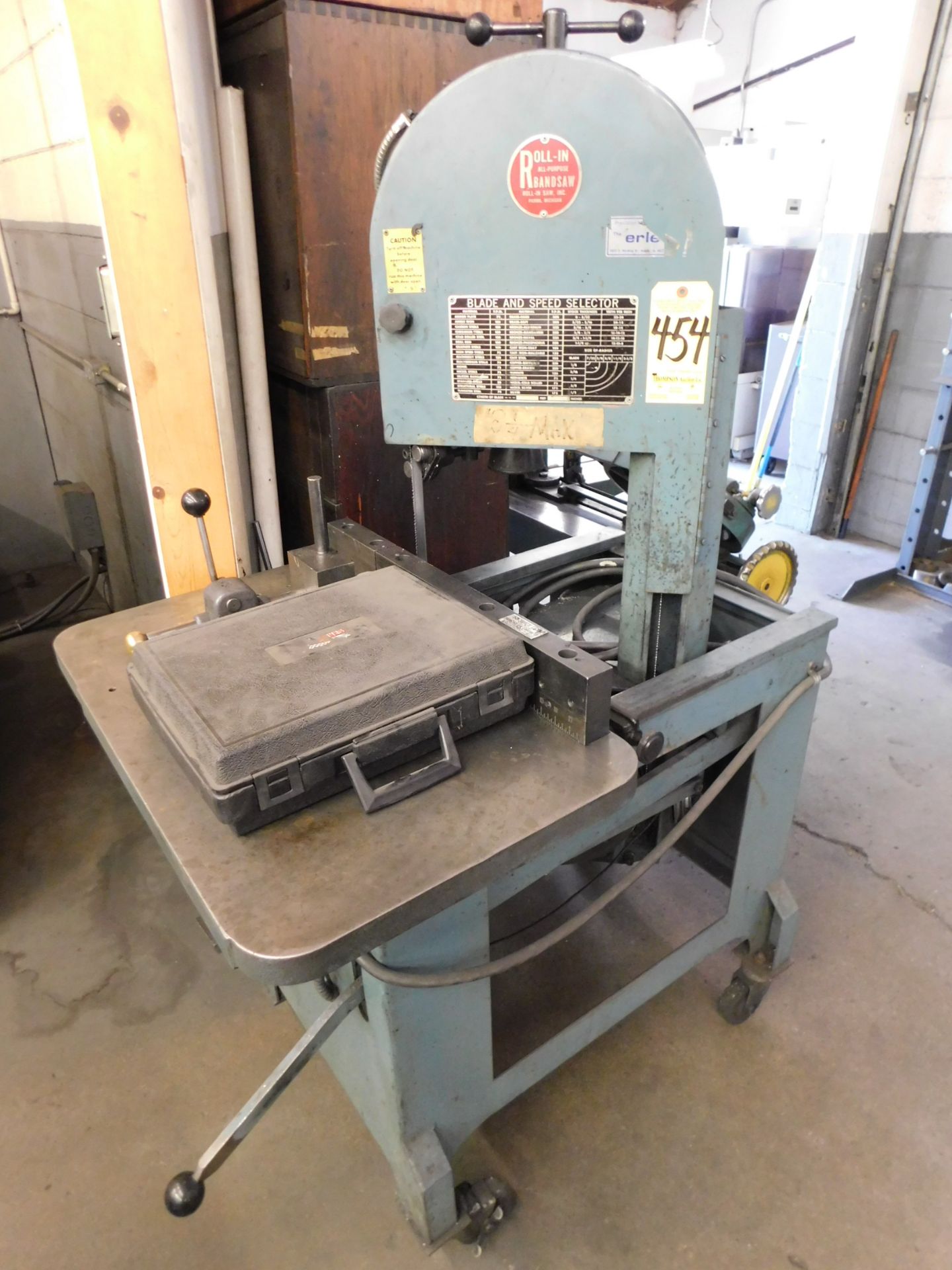 Roll In Universal Band Saw, s/n 81217, 110/1/60 AC