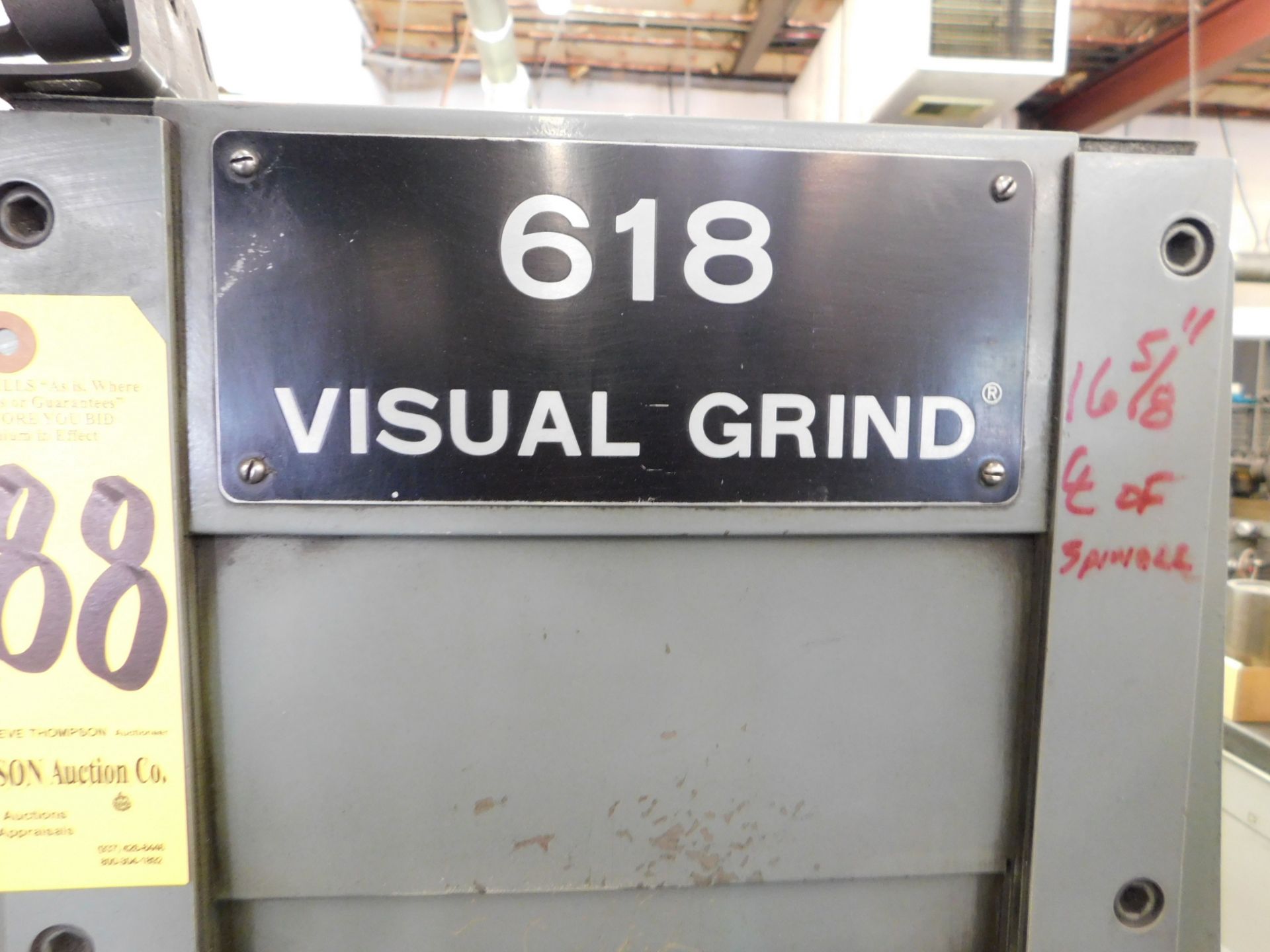 Brown & Sharpe Micro Master "Visual Grind" Hydraulic Surface Grinder, s/n 523-6185-7241, 6 In. X - Image 5 of 5