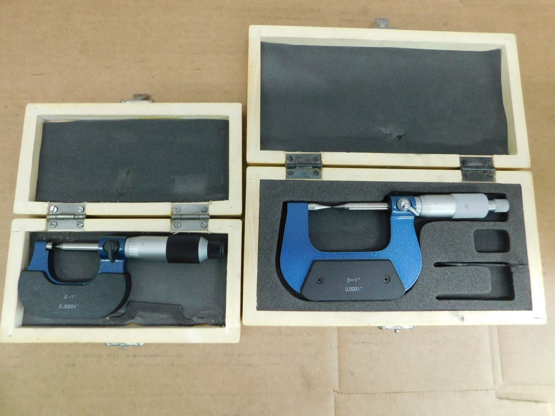 (2) Point Micrometers, 0 - 1 Inch