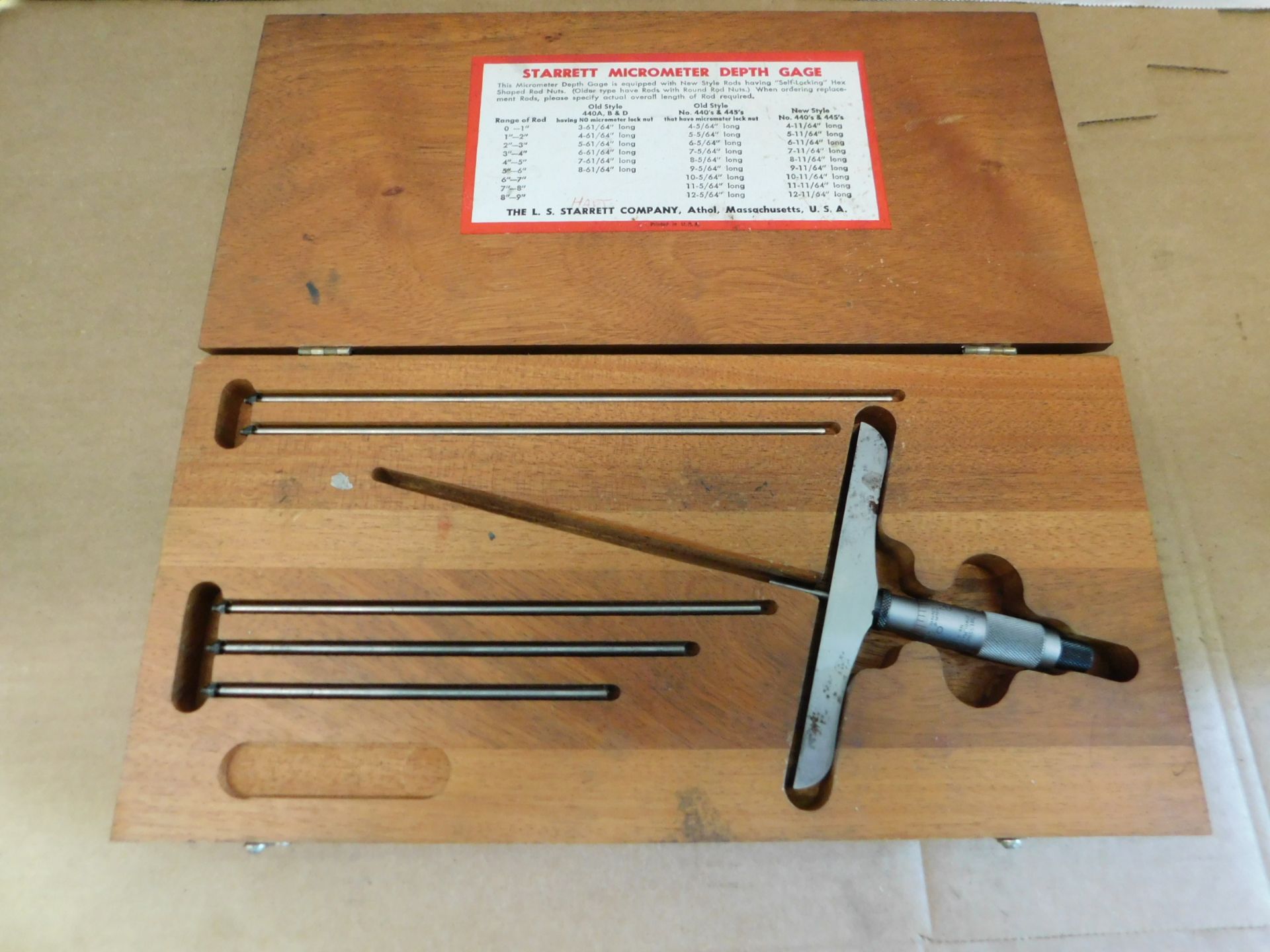 Starrett 445 Depth Gage