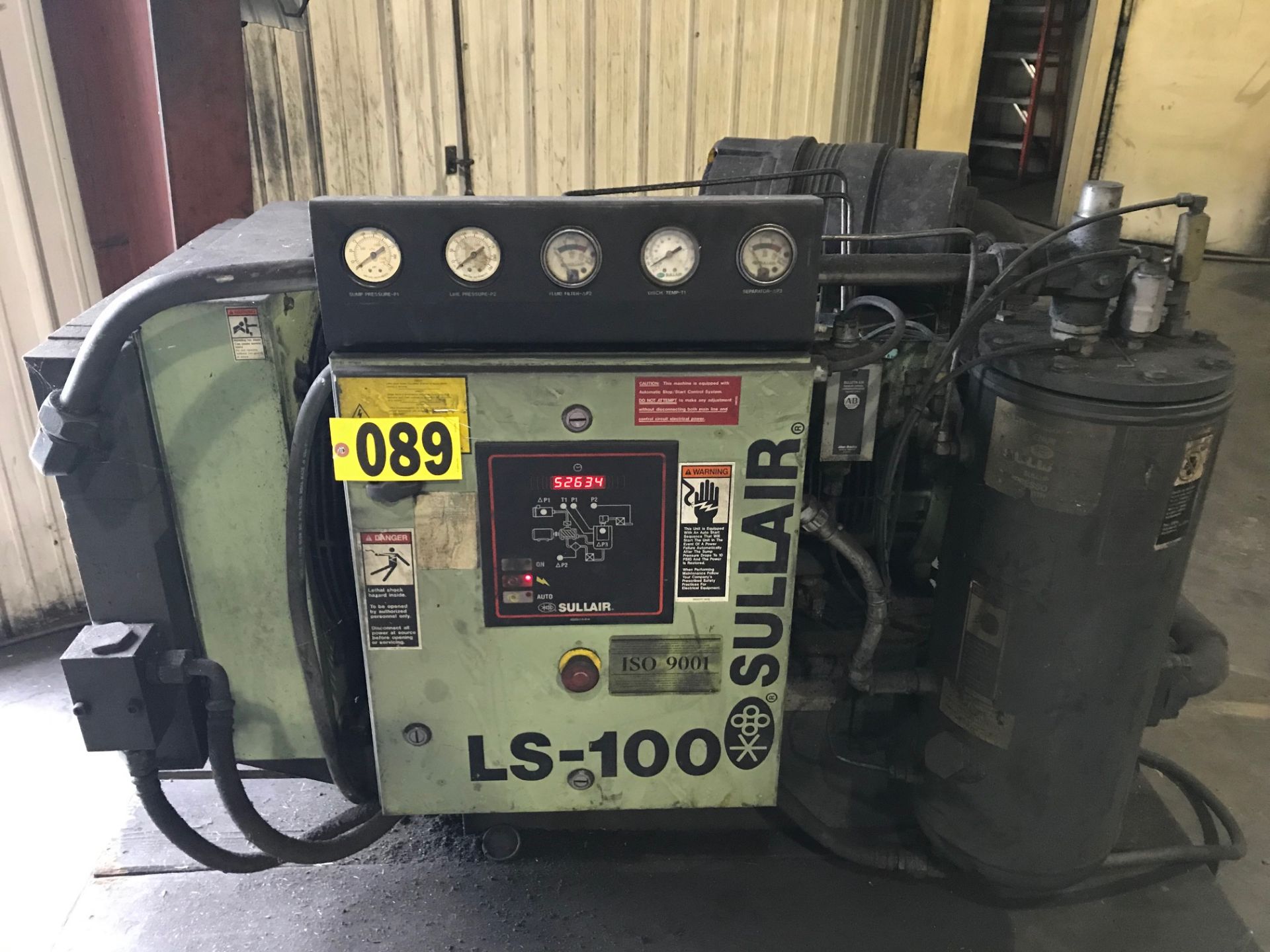 Sullair Model: LS-100, 25HP air compressor