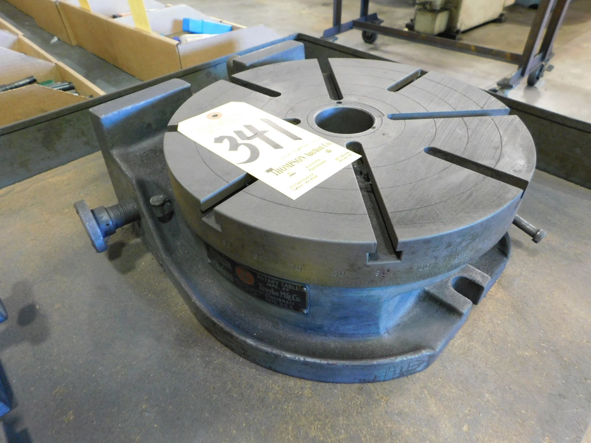 Troyke 12 Inch Rotary Table, Horiz/Vertical