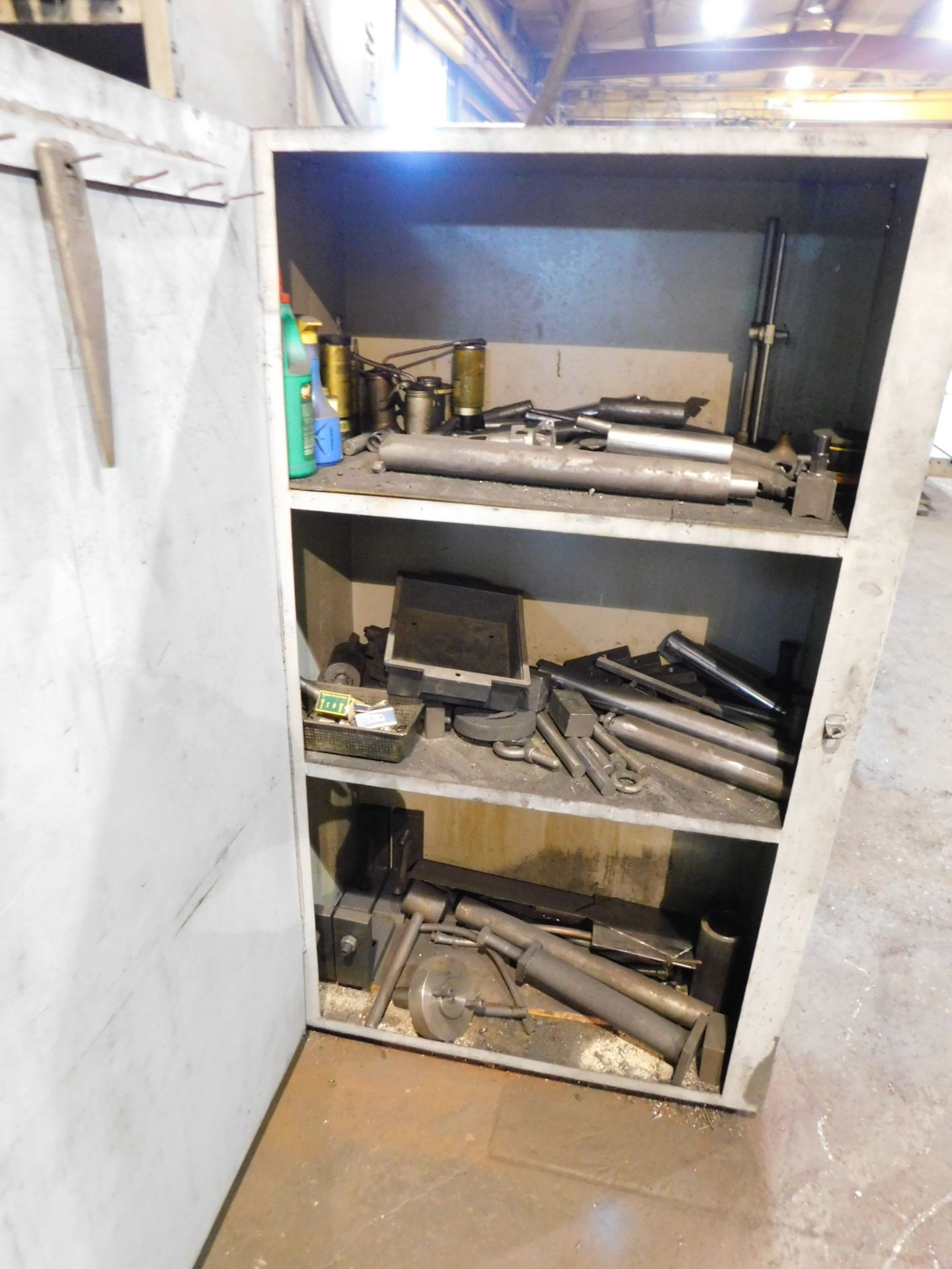 Metal Storage Cabinet and Contents