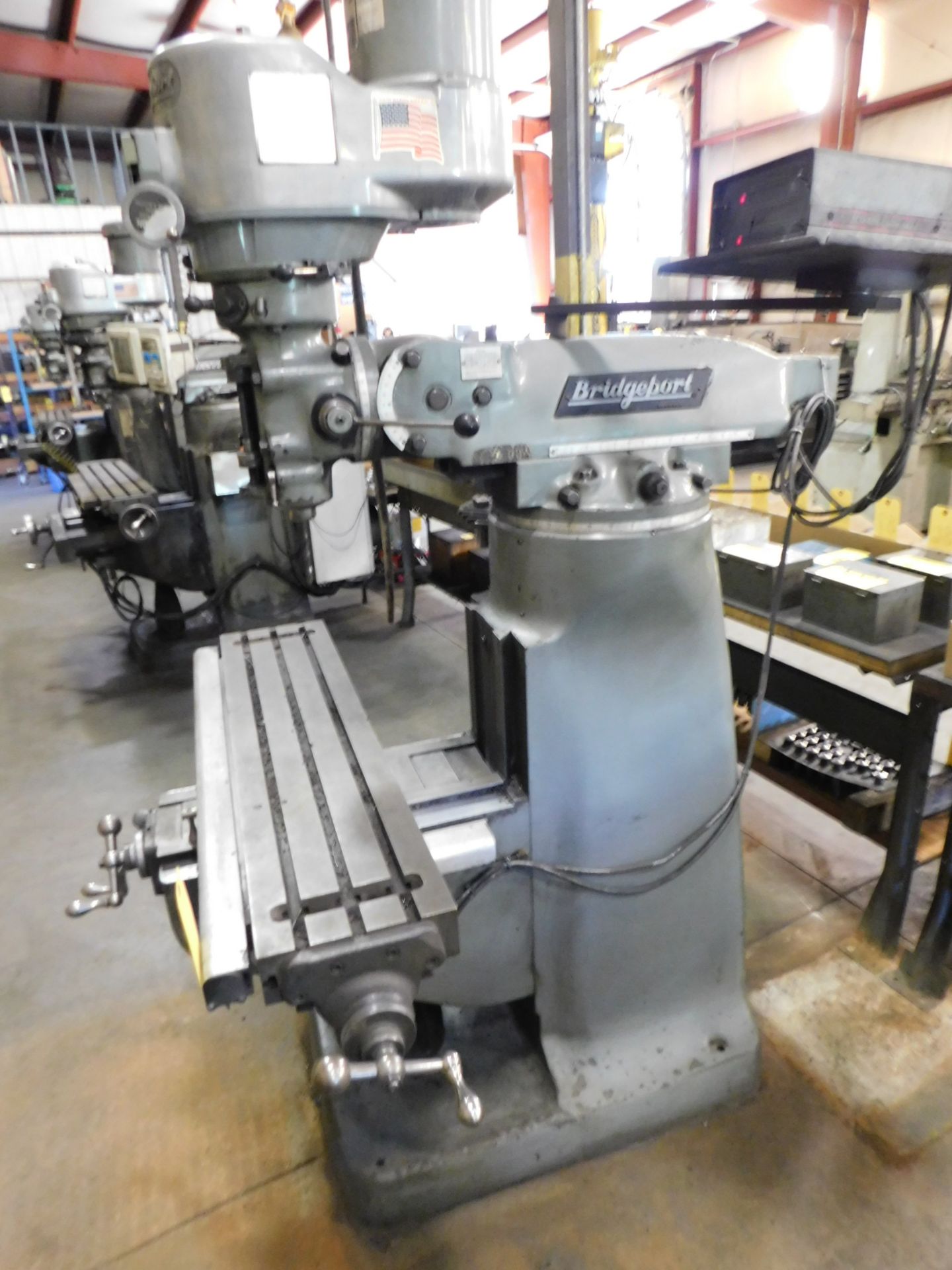 Bridgeport Series I, 2 HP Vertical Mill, s/n 12BR239284, 9” X 42” Table, Accurite D.R.O. - Image 11 of 11