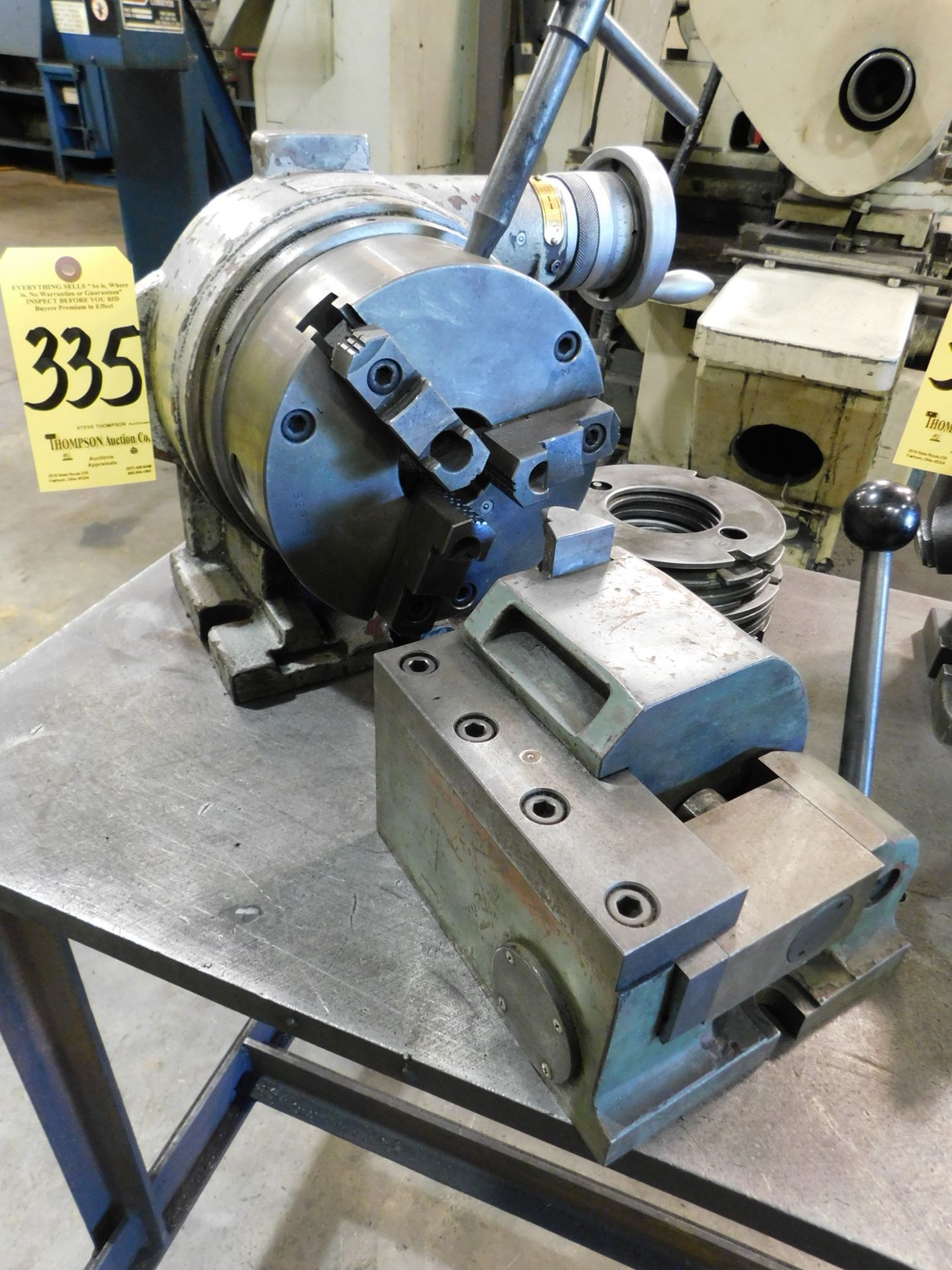Yuasa Super Spacer with 8 inch 3-Jaw Chuck, Tailstock and Index Plates