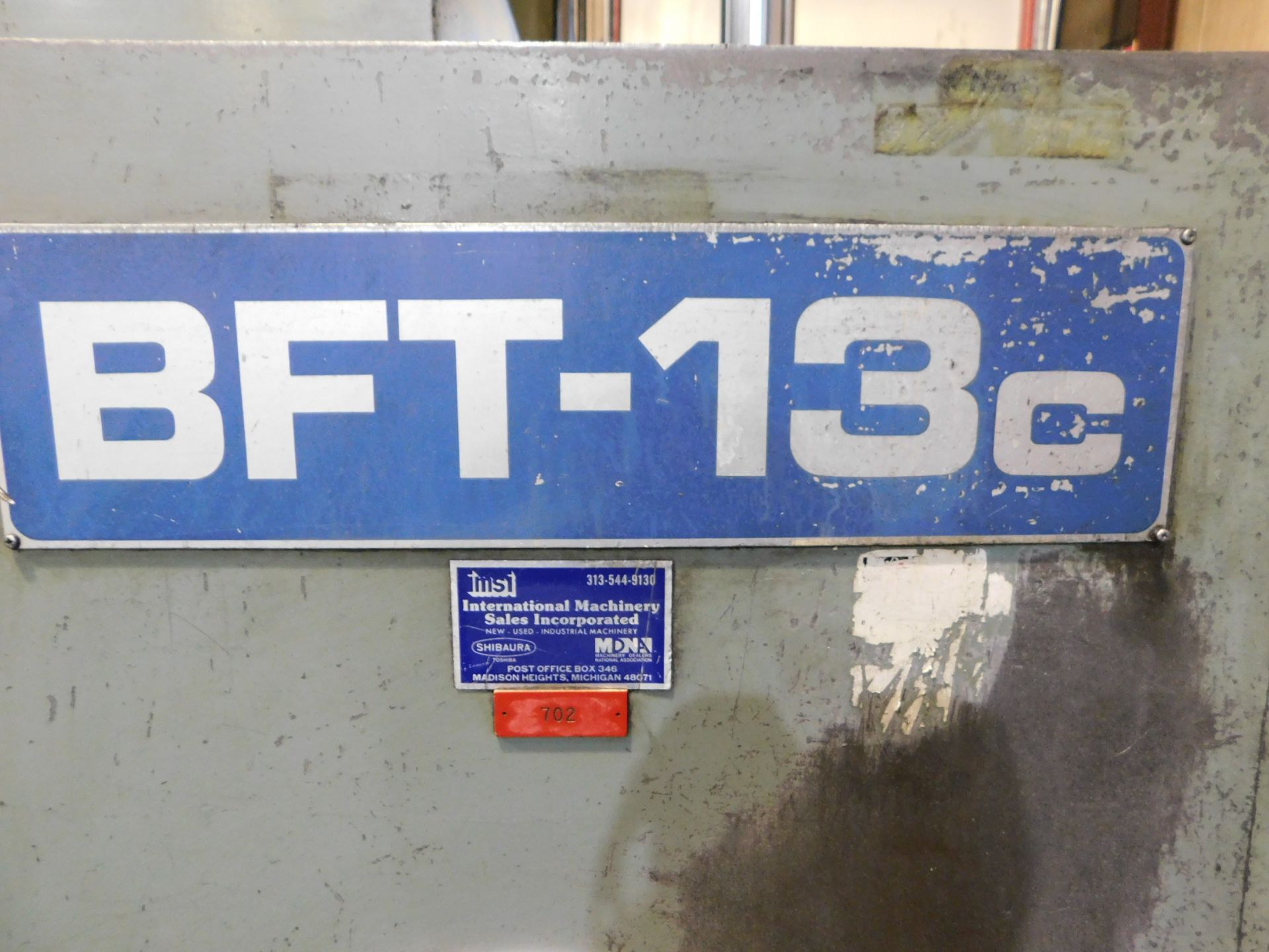 Shibaura/Toshiba Model BFT-13CW3PD Table Type Horizontal Boring Mill, s/n 153310, New 1979, 5.12 In. - Image 14 of 21